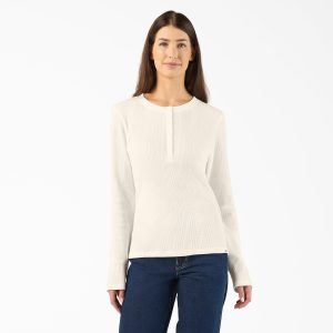 Women's Crewneck Henley Shirt