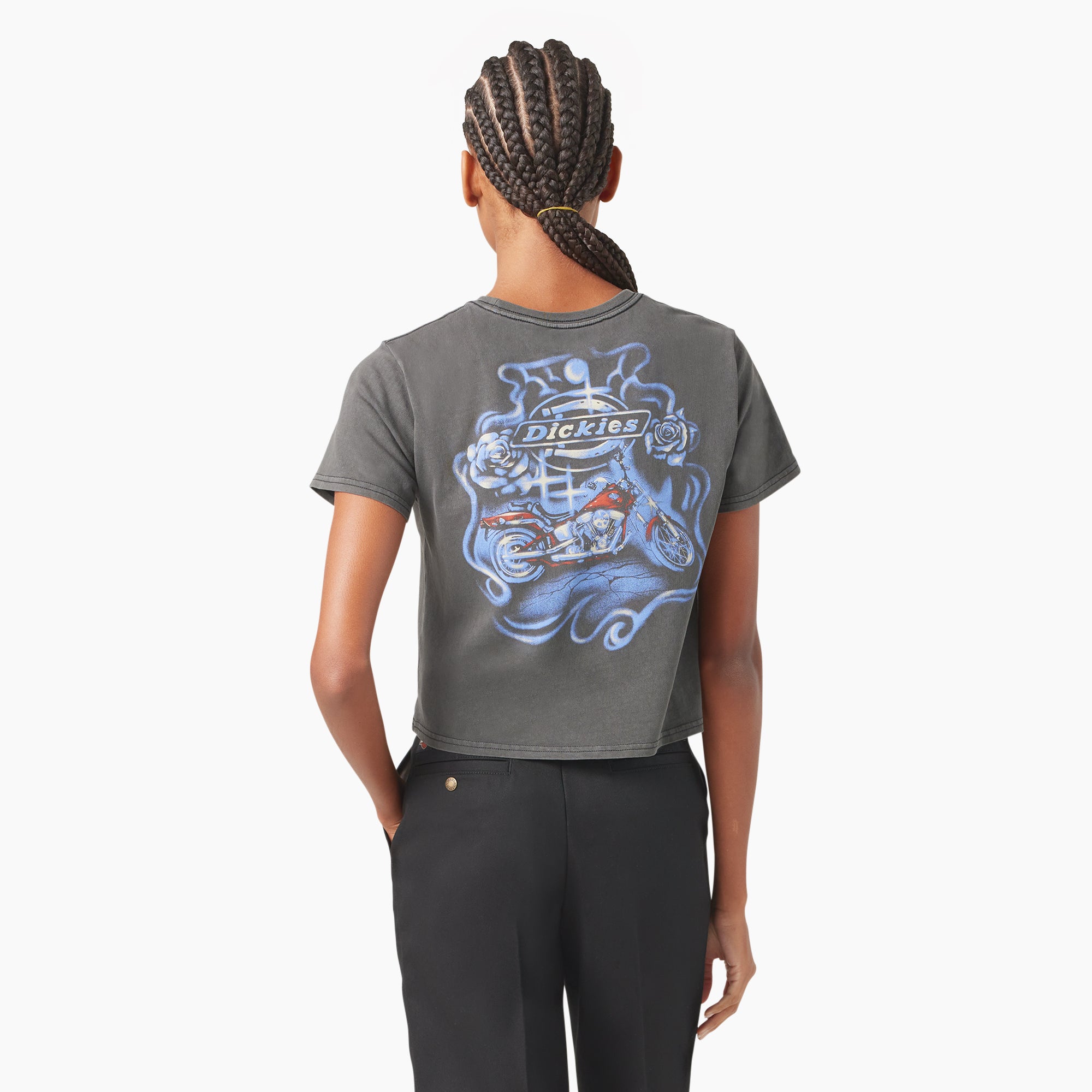 Dickies x Harley-Davidson Women's Vintage Softail Cropped T-Shirt - 图片 2