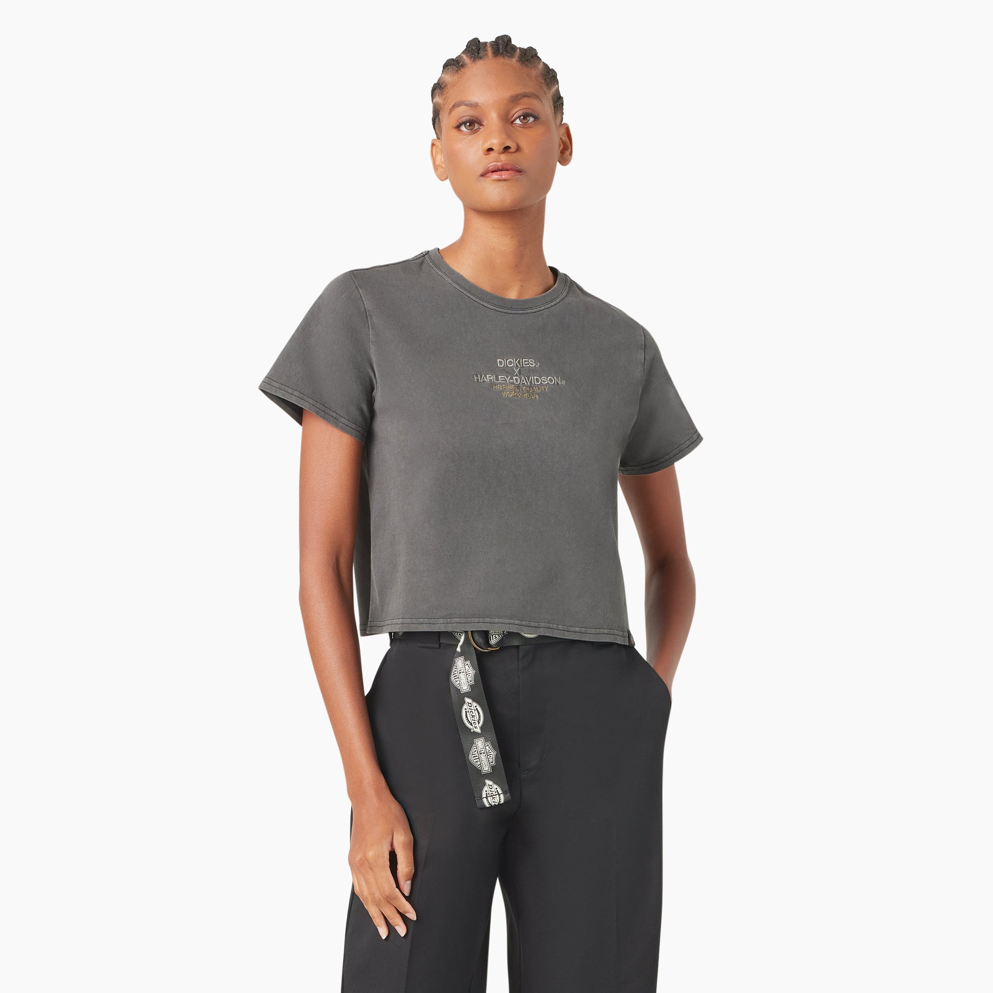 Dickies x Harley-Davidson Women's Vintage Softail Cropped T-Shirt