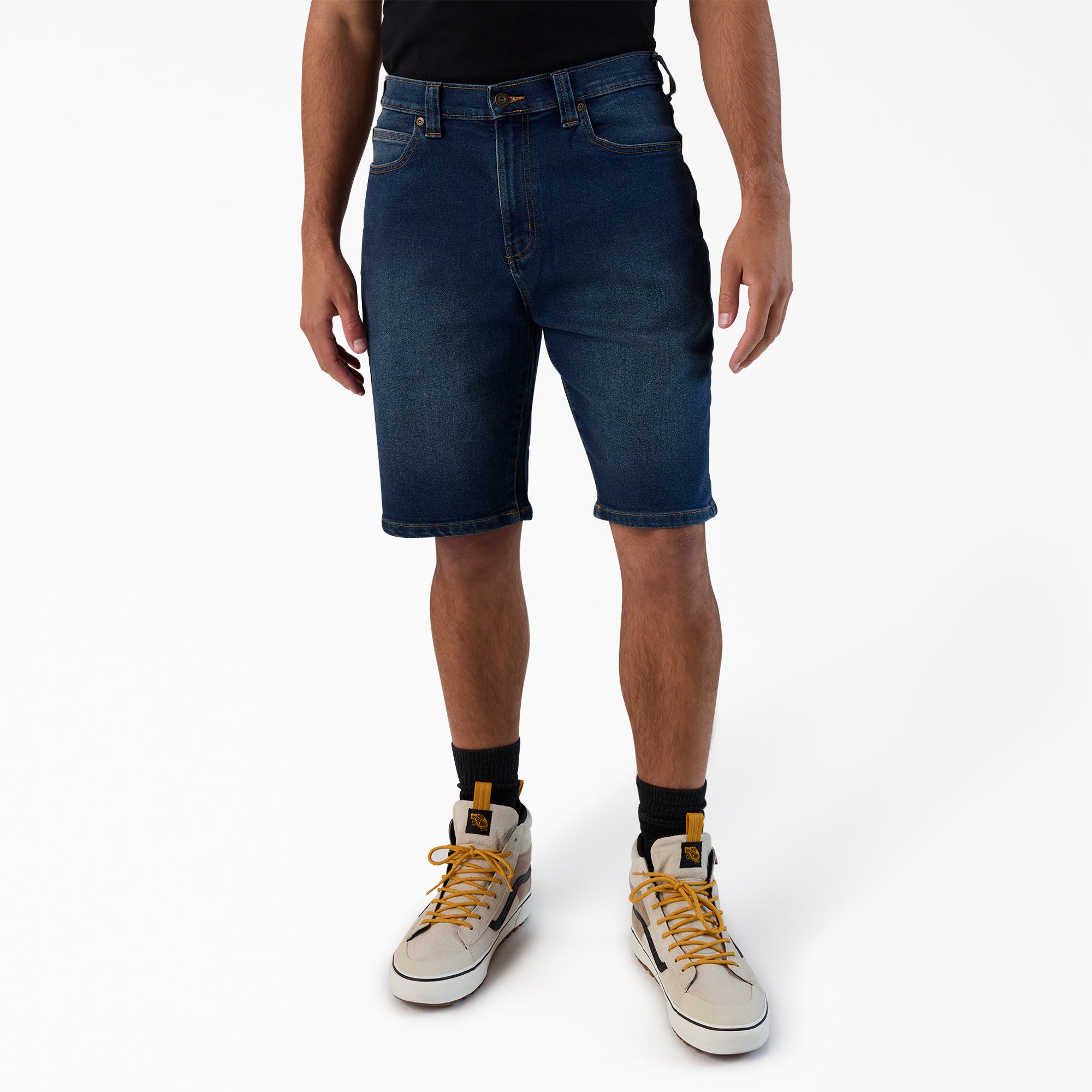FLEX 5-Pocket Denim Shorts. 11