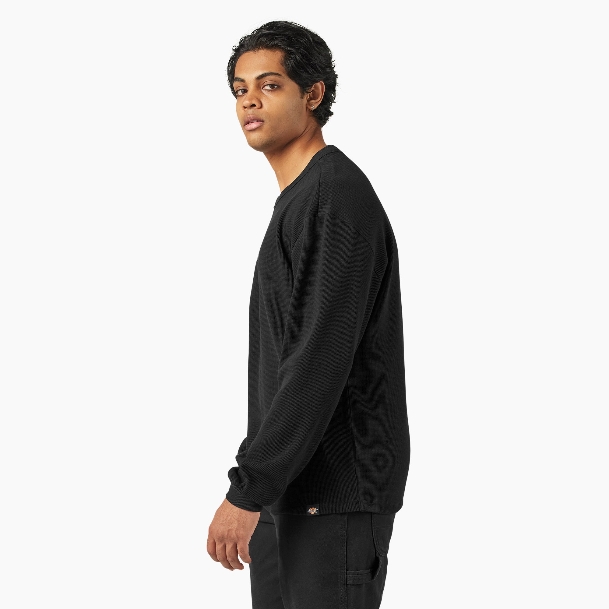 Long Sleeve Waffle Shirt - 图片 3