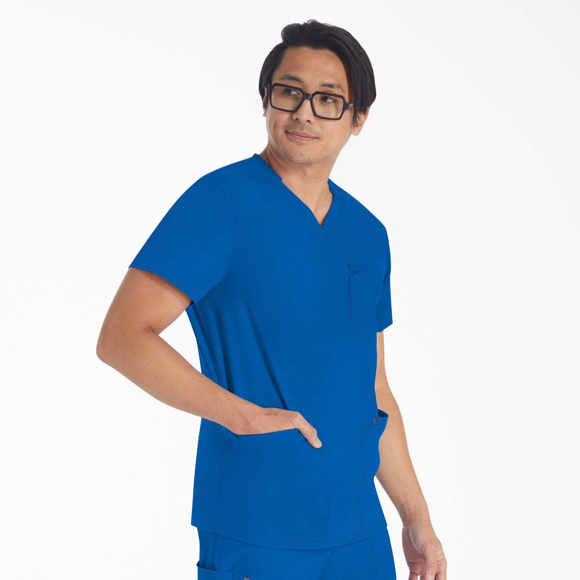 Men's EDS NXT V-Neck Scrub Top - 图片 4