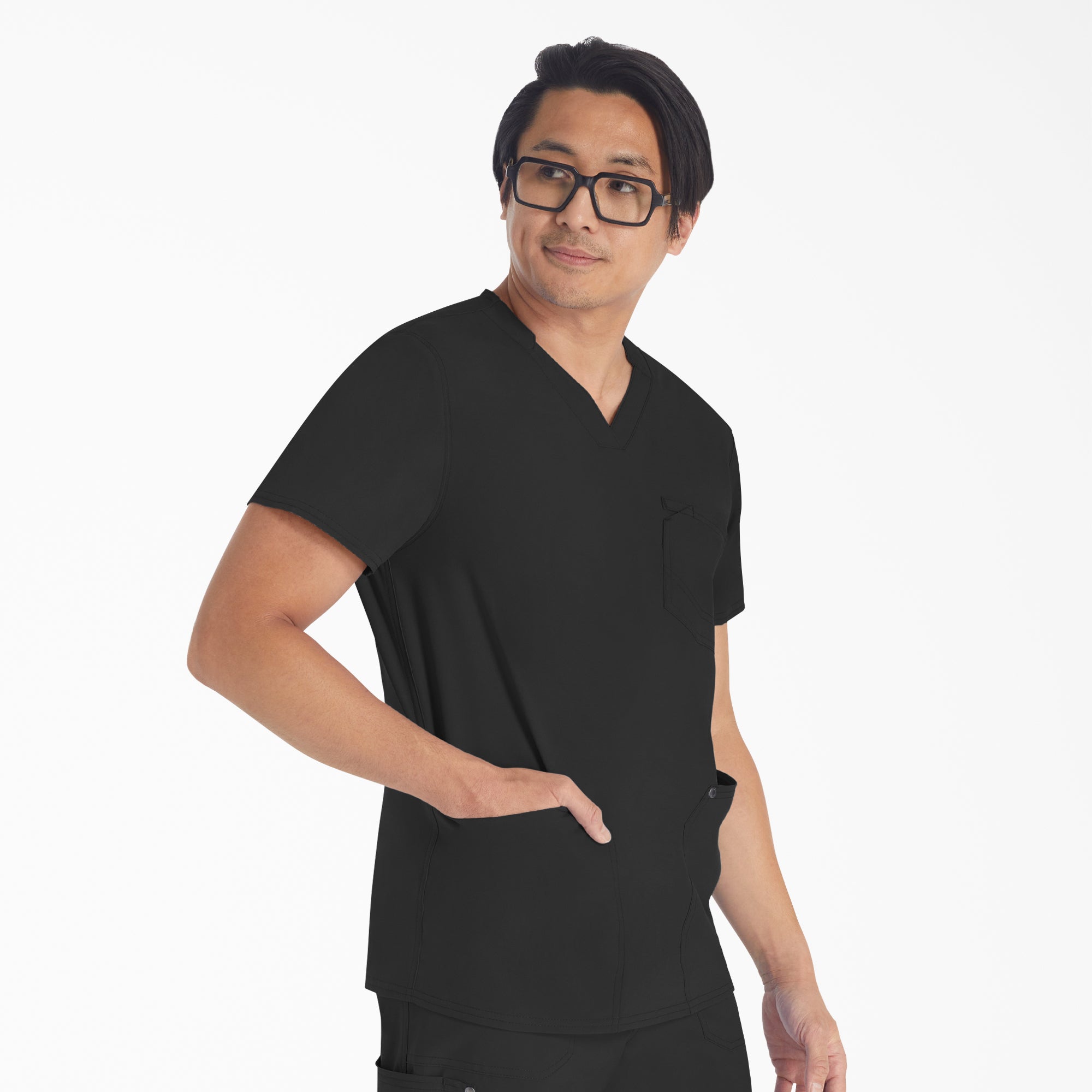 Men's EDS NXT V-Neck Scrub Top - 图片 4