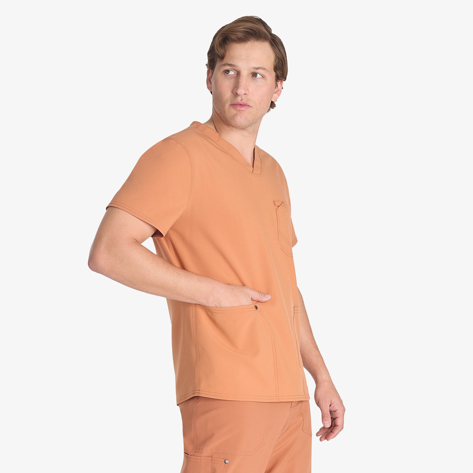 Men's EDS NXT V-Neck Scrub Top - 图片 4