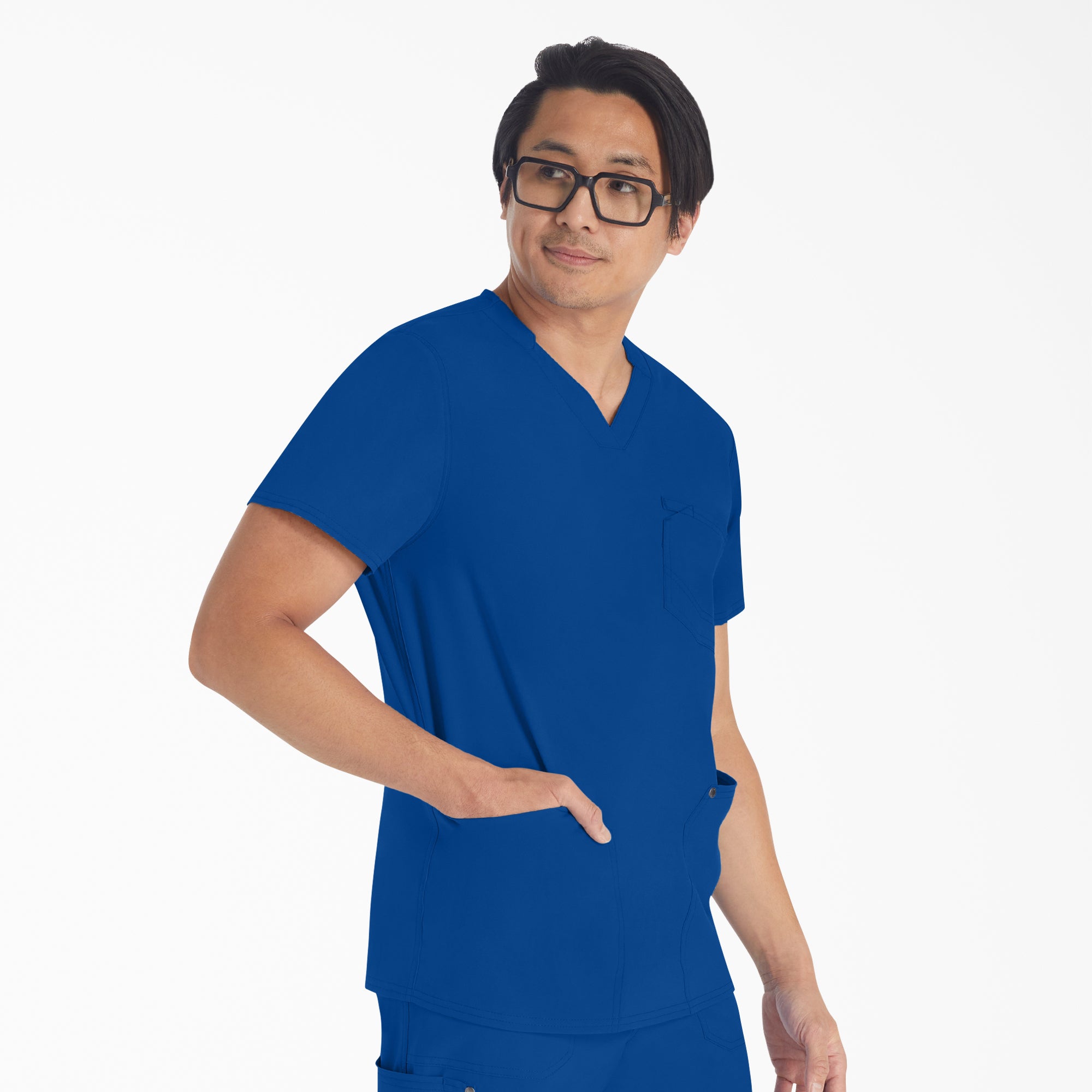Men's EDS NXT V-Neck Scrub Top - 图片 4