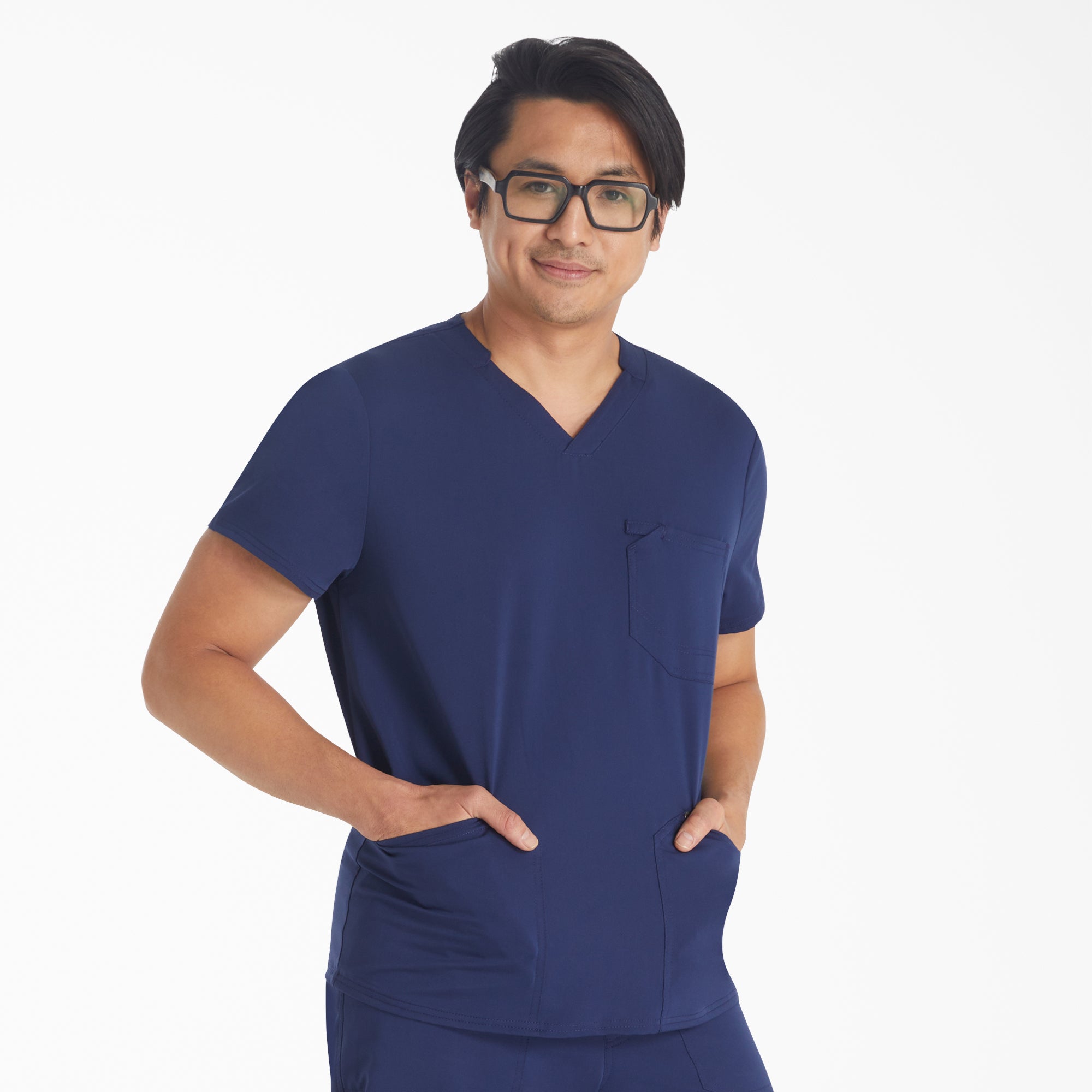 Men's EDS NXT V-Neck Scrub Top - 图片 4