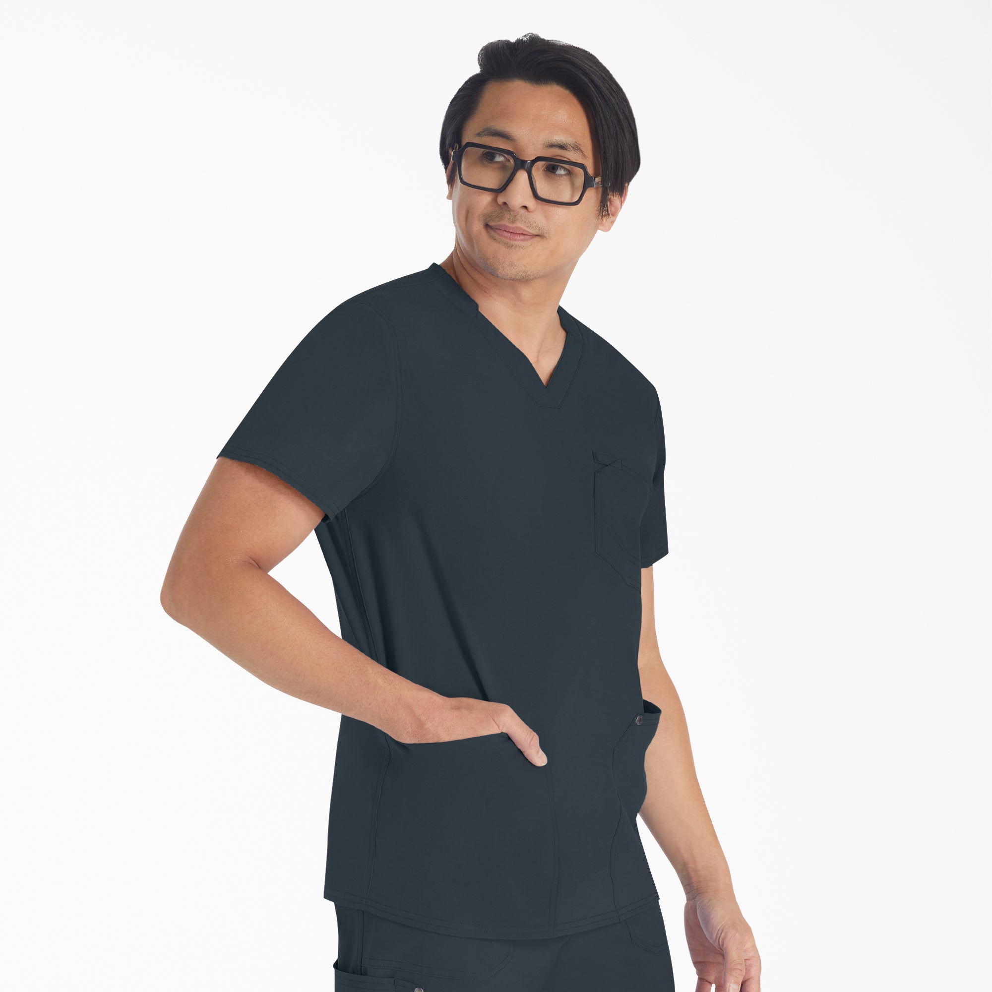 Men's EDS NXT V-Neck Scrub Top - 图片 4