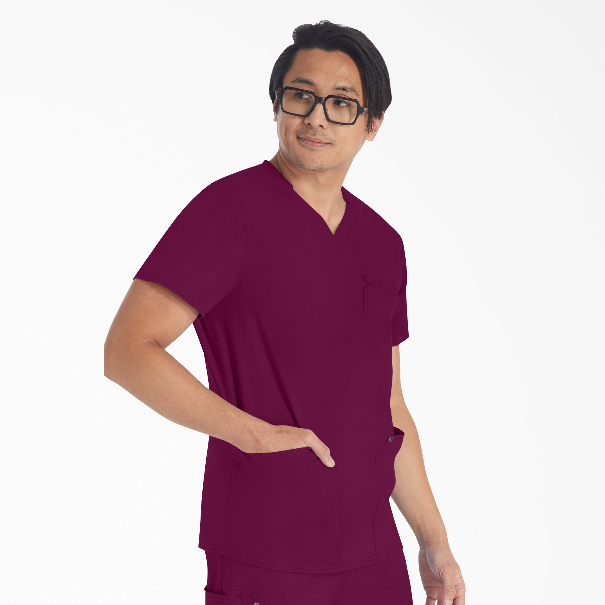 Men's EDS NXT V-Neck Scrub Top - 图片 4