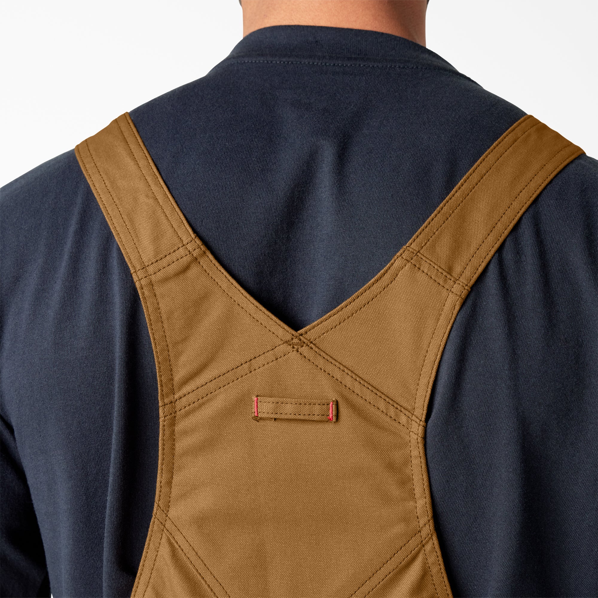 Waxed Canvas Double Front Bib Overalls - 图片 8