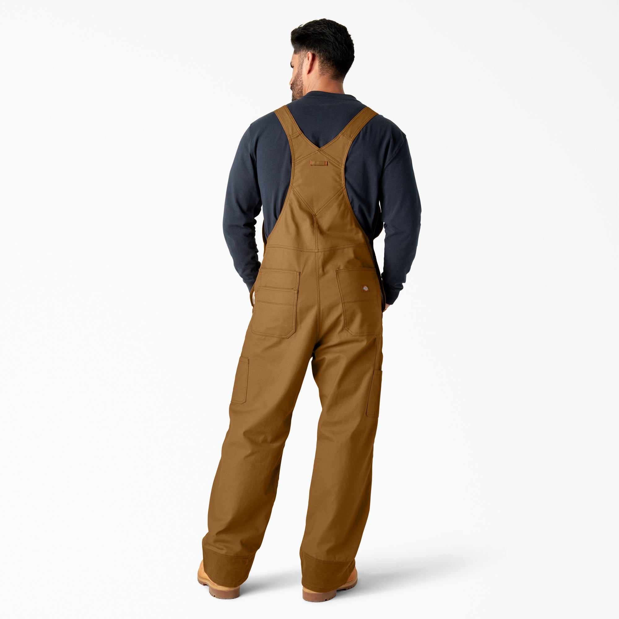 Waxed Canvas Double Front Bib Overalls - 图片 2