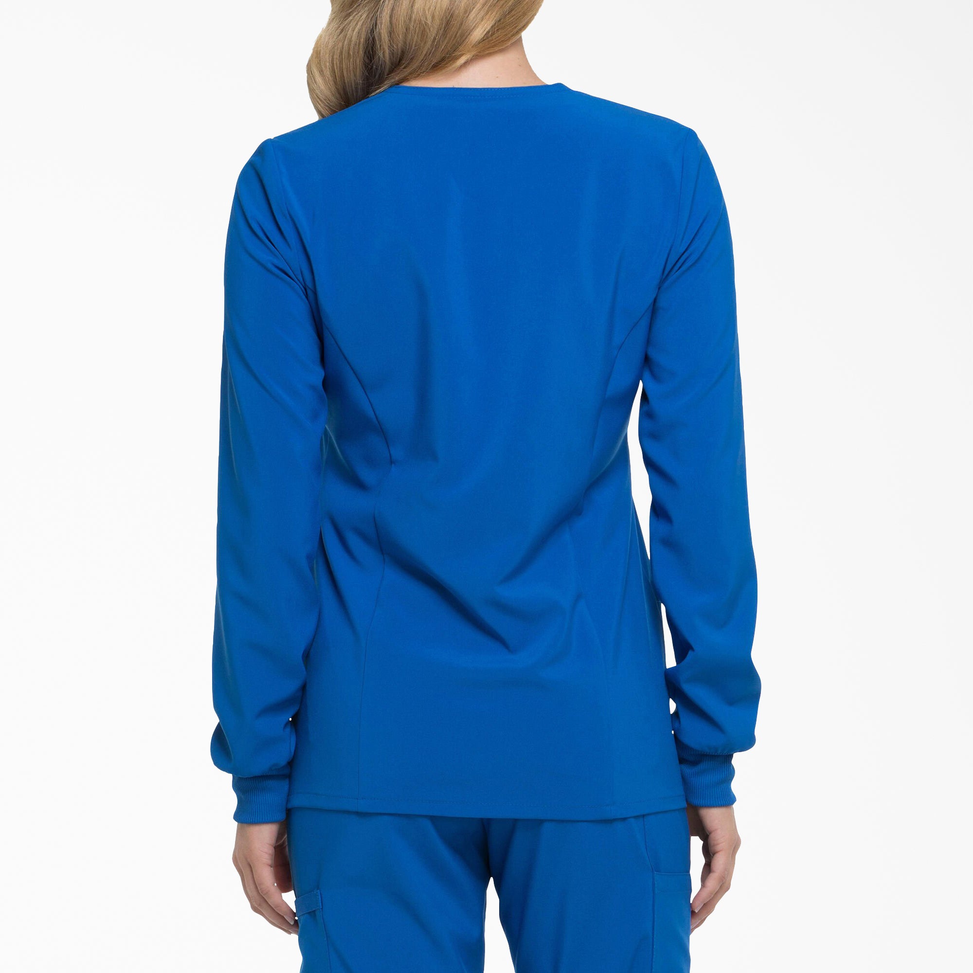 Women's EDS Essentials Snap Front Scrub Jacket - 图片 2