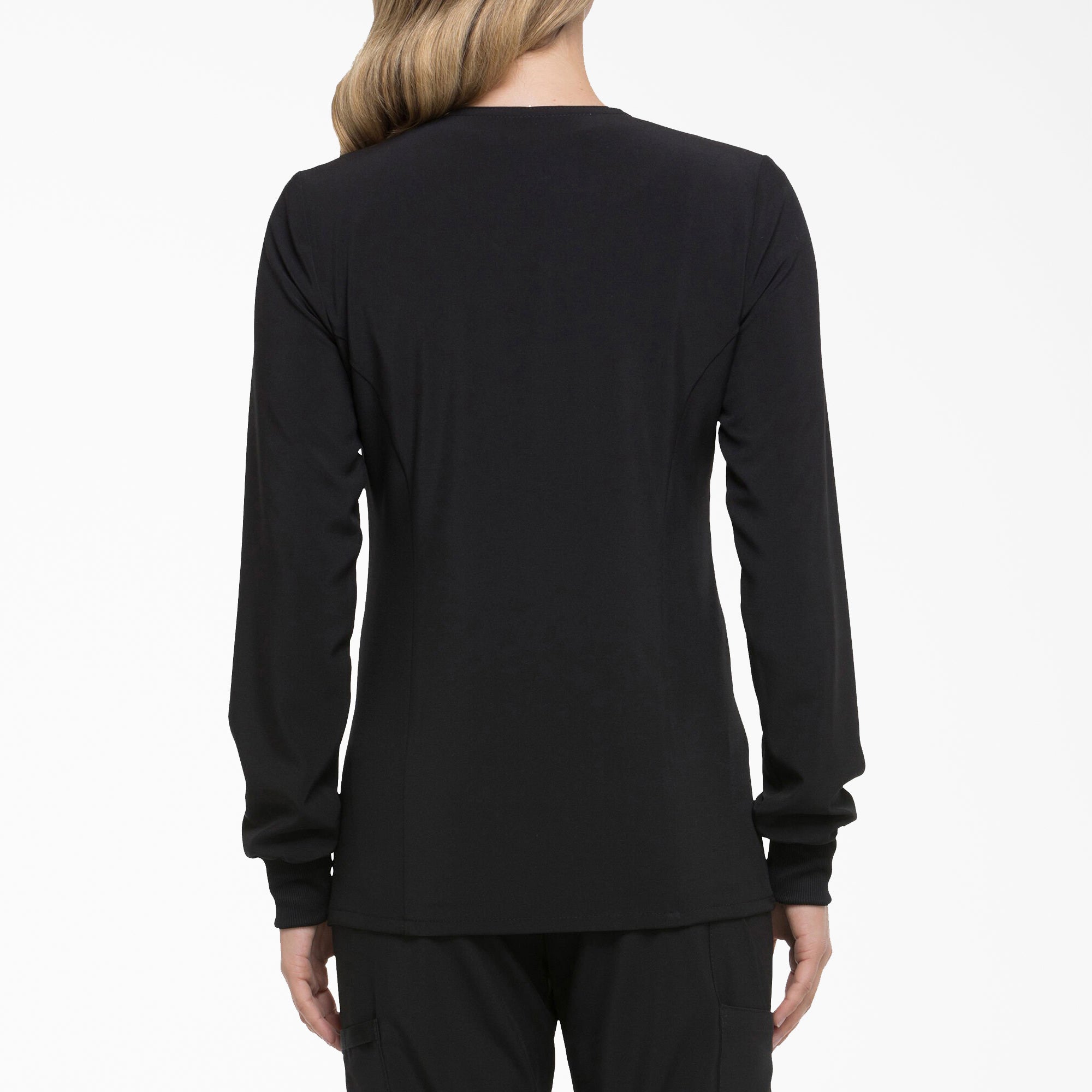 Women's EDS Essentials Snap Front Scrub Jacket - 图片 2