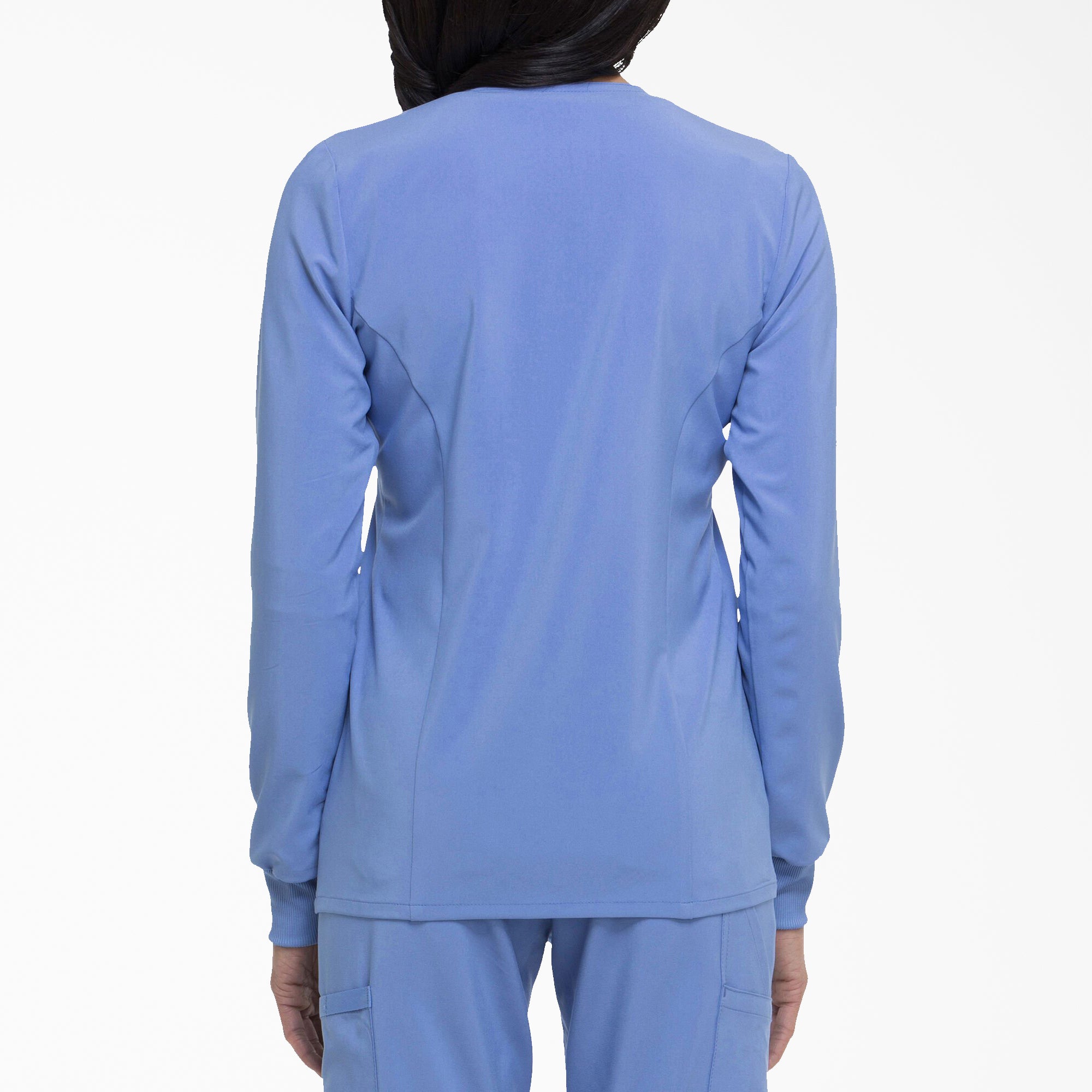Women's EDS Essentials Snap Front Scrub Jacket - 图片 2