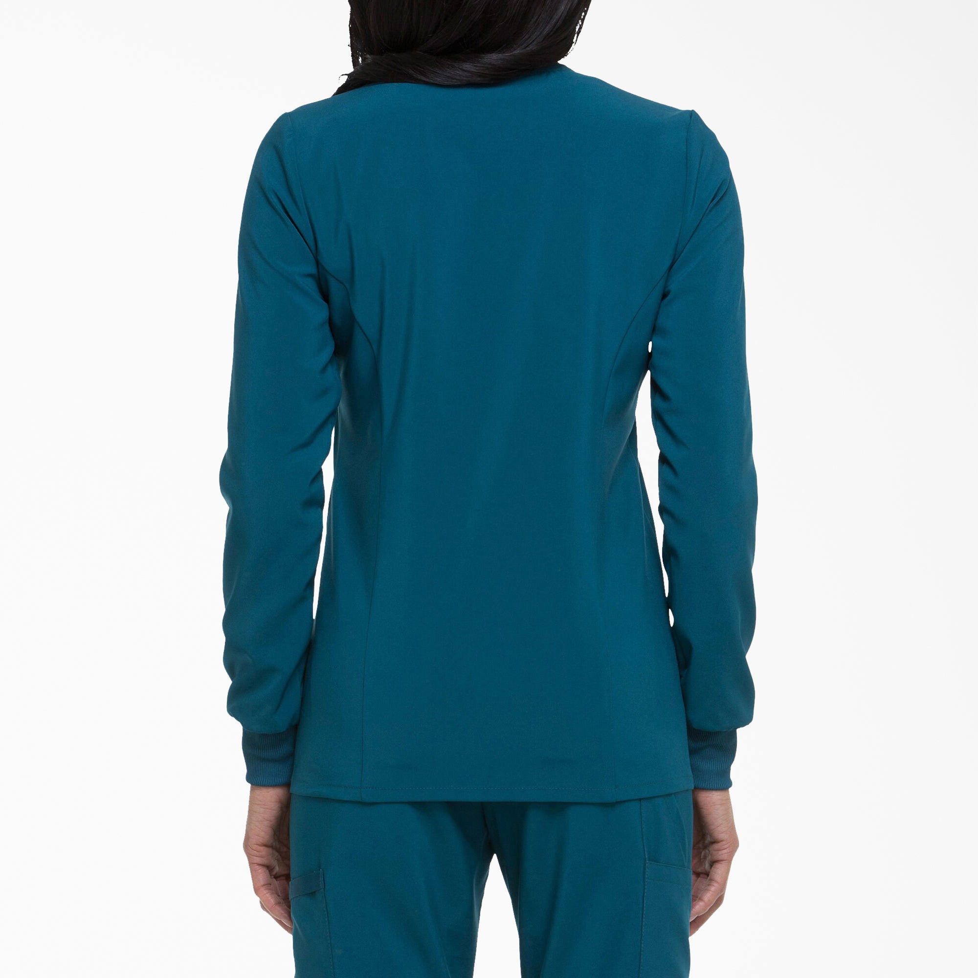 Women's EDS Essentials Snap Front Scrub Jacket - 图片 2