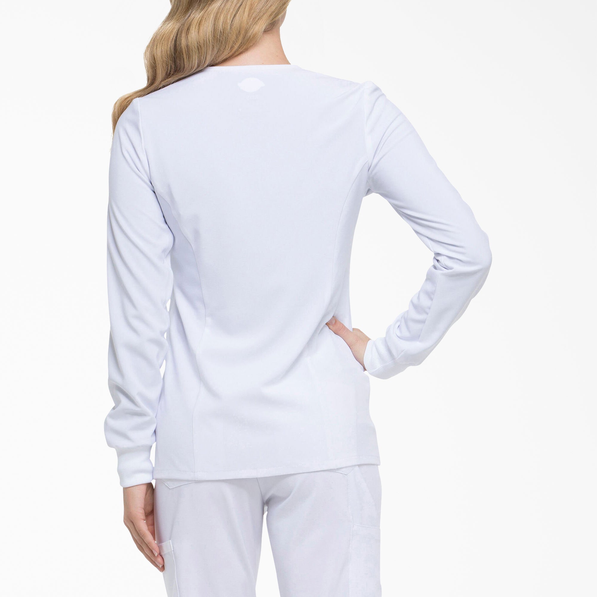 Women's EDS Essentials Snap Front Scrub Jacket - 图片 2