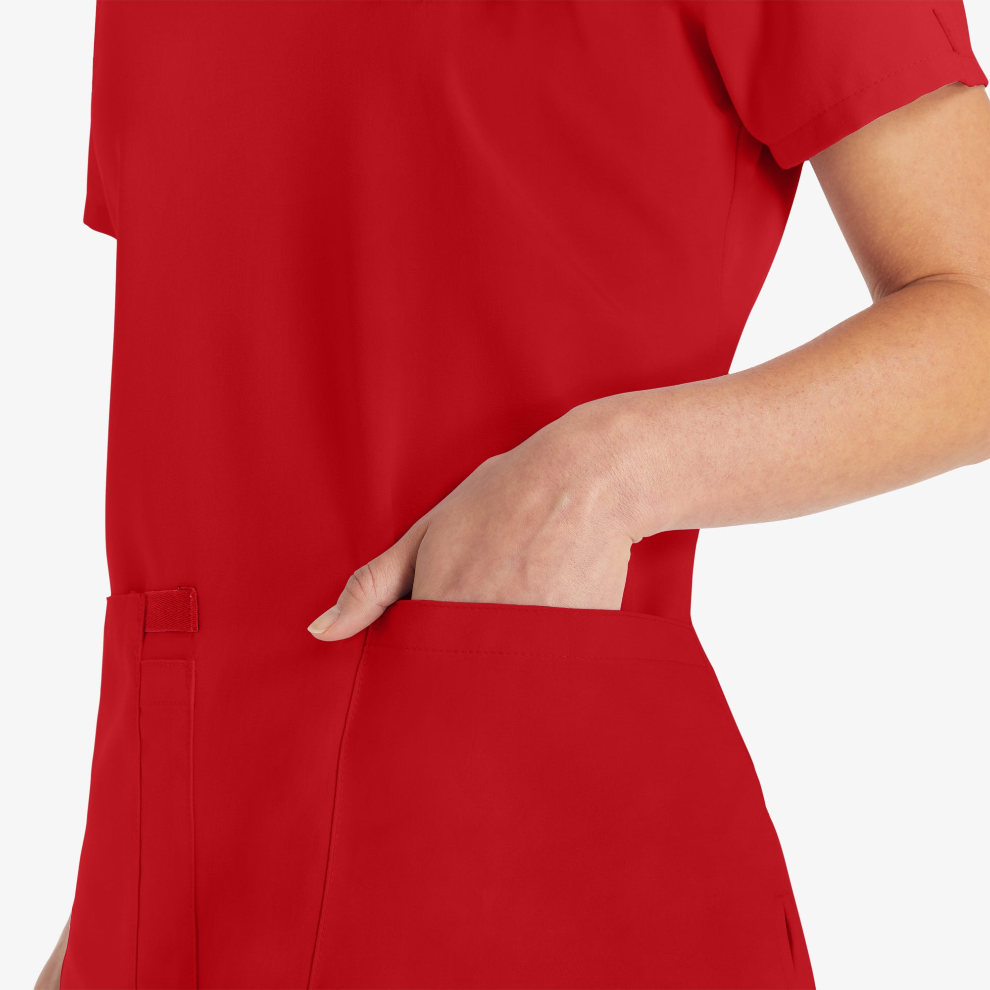 Women's EDS Essentials V-Neck Scrub Top - 图片 7