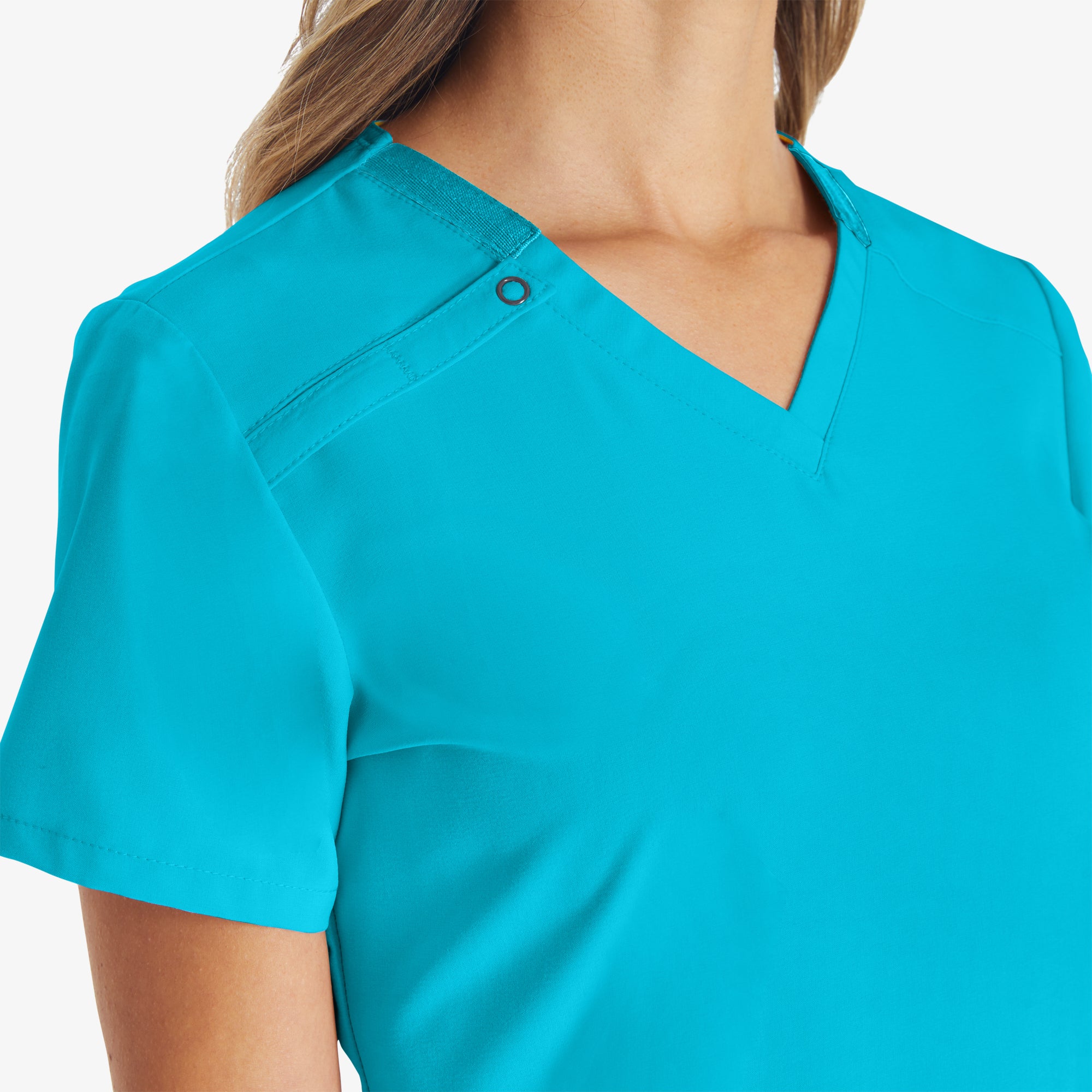 Women's EDS Essentials V-Neck Scrub Top - 图片 8