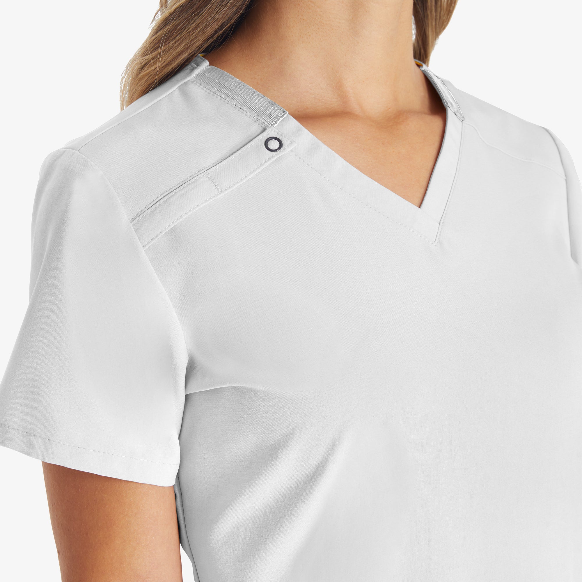 Women's EDS Essentials V-Neck Scrub Top - 图片 7