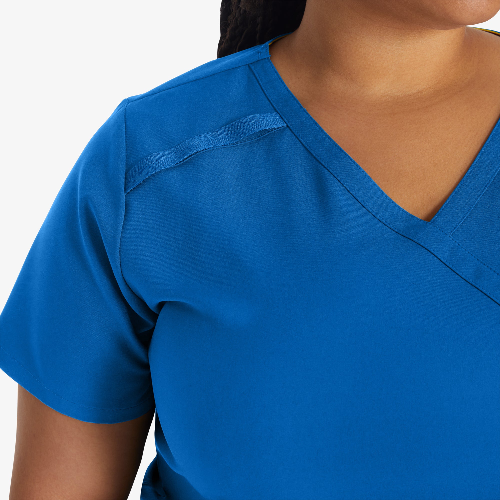 Women's EDS Essentials Mock Wrap Scrub Top - 图片 7