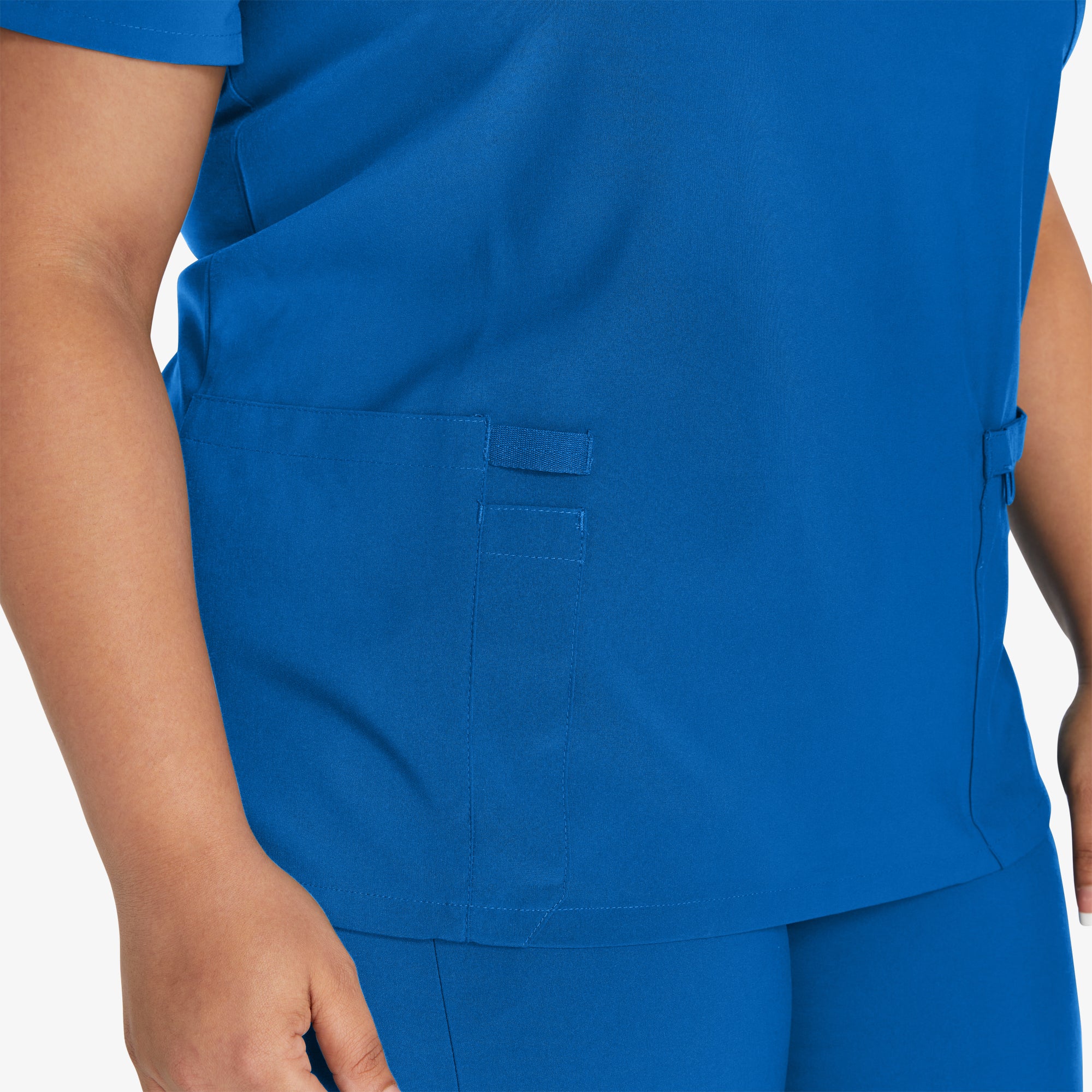 Women's EDS Essentials Mock Wrap Scrub Top - 图片 6