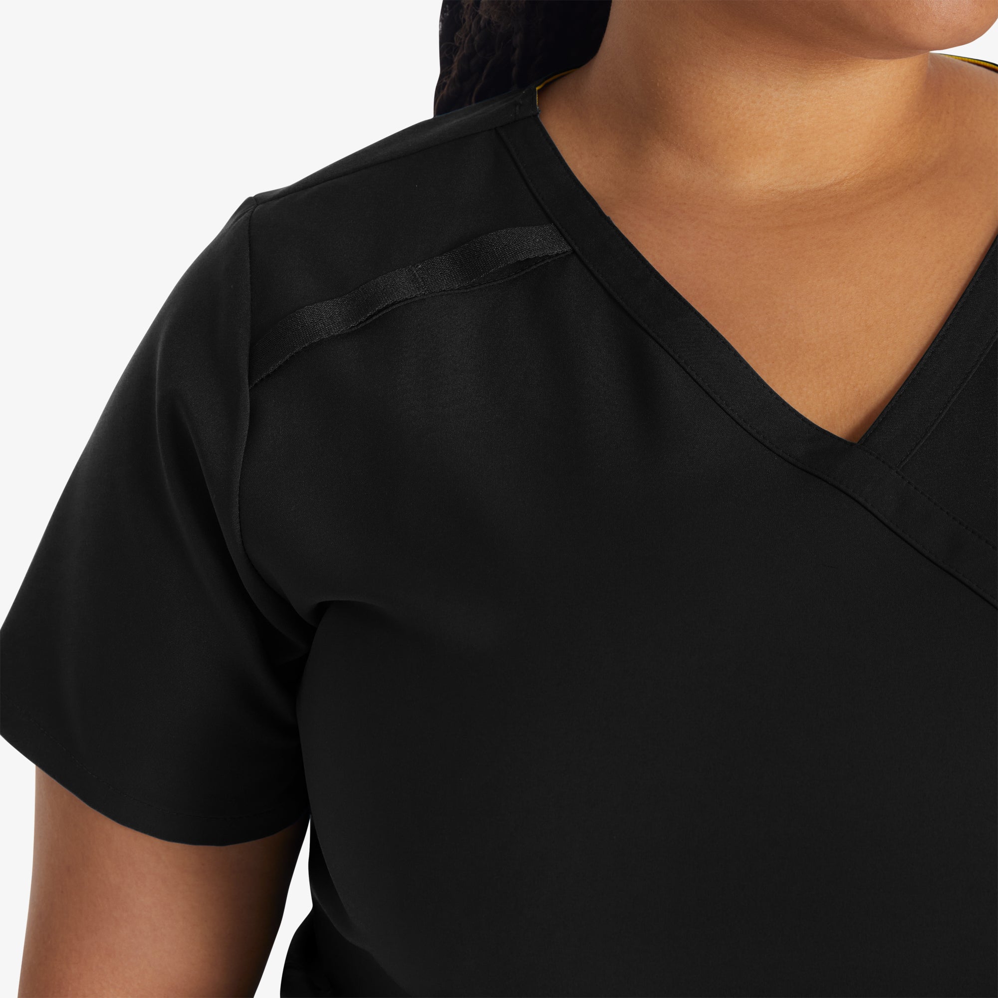 Women's EDS Essentials Mock Wrap Scrub Top - 图片 6
