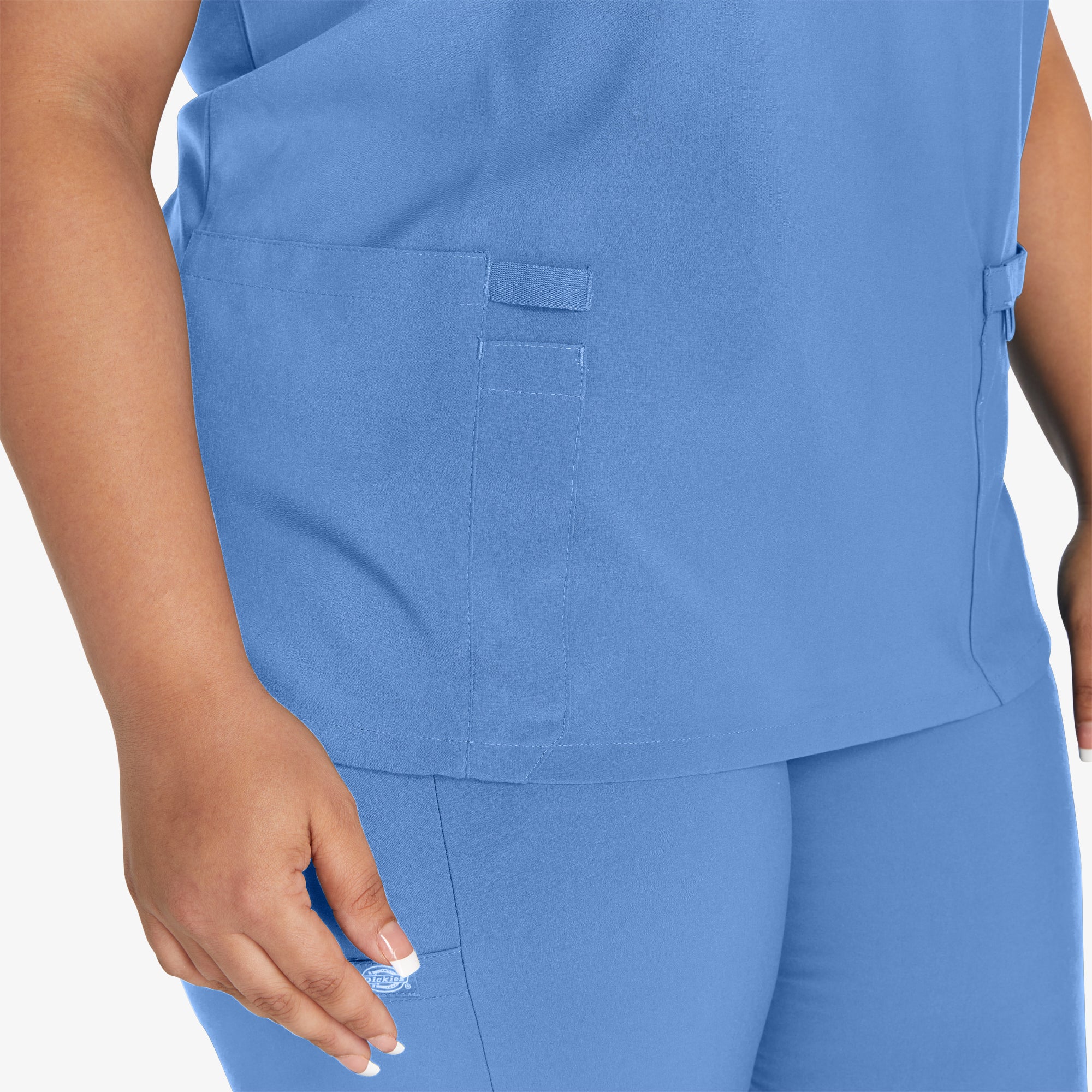 Women's EDS Essentials Mock Wrap Scrub Top - 图片 5