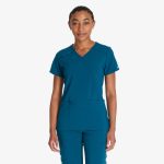 Women's EDS Essentials Mock Wrap Scrub Top