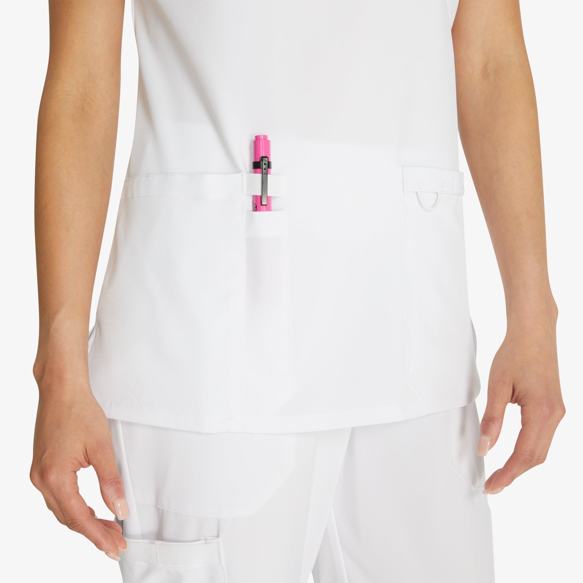 Women's EDS Essentials Mock Wrap Scrub Top - 图片 6