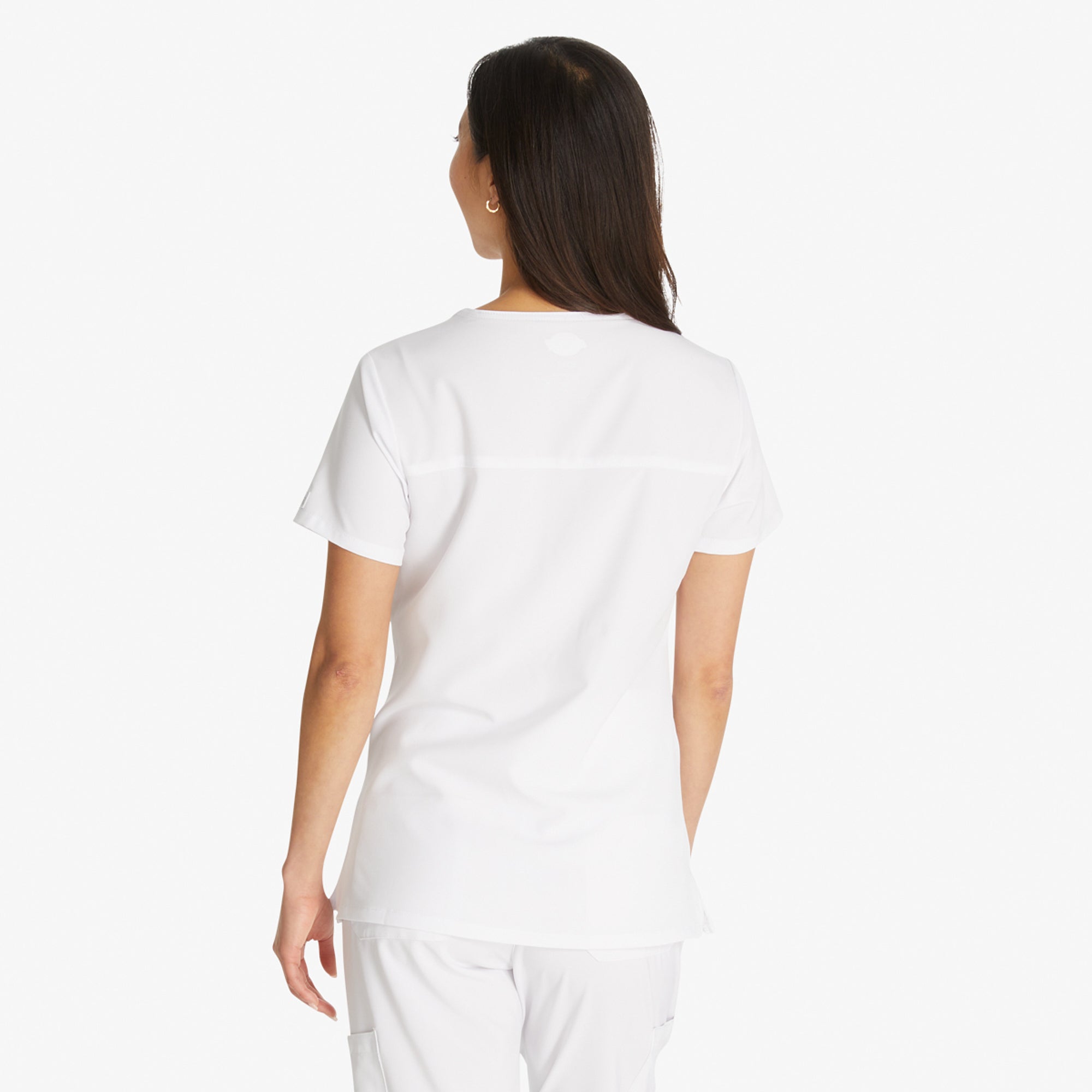 Women's EDS Essentials Mock Wrap Scrub Top - 图片 3