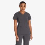 Women's EDS Essentials Mock Wrap Scrub Top