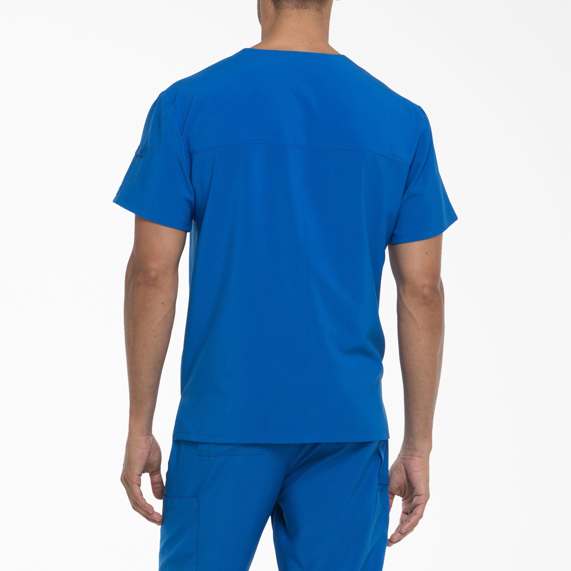 Men's EDS Essentials Tuckable V-Neck Scrub Top - 图片 2
