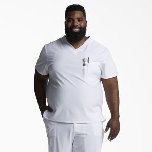 Men's EDS Essentials Tuckable V-Neck Scrub Top