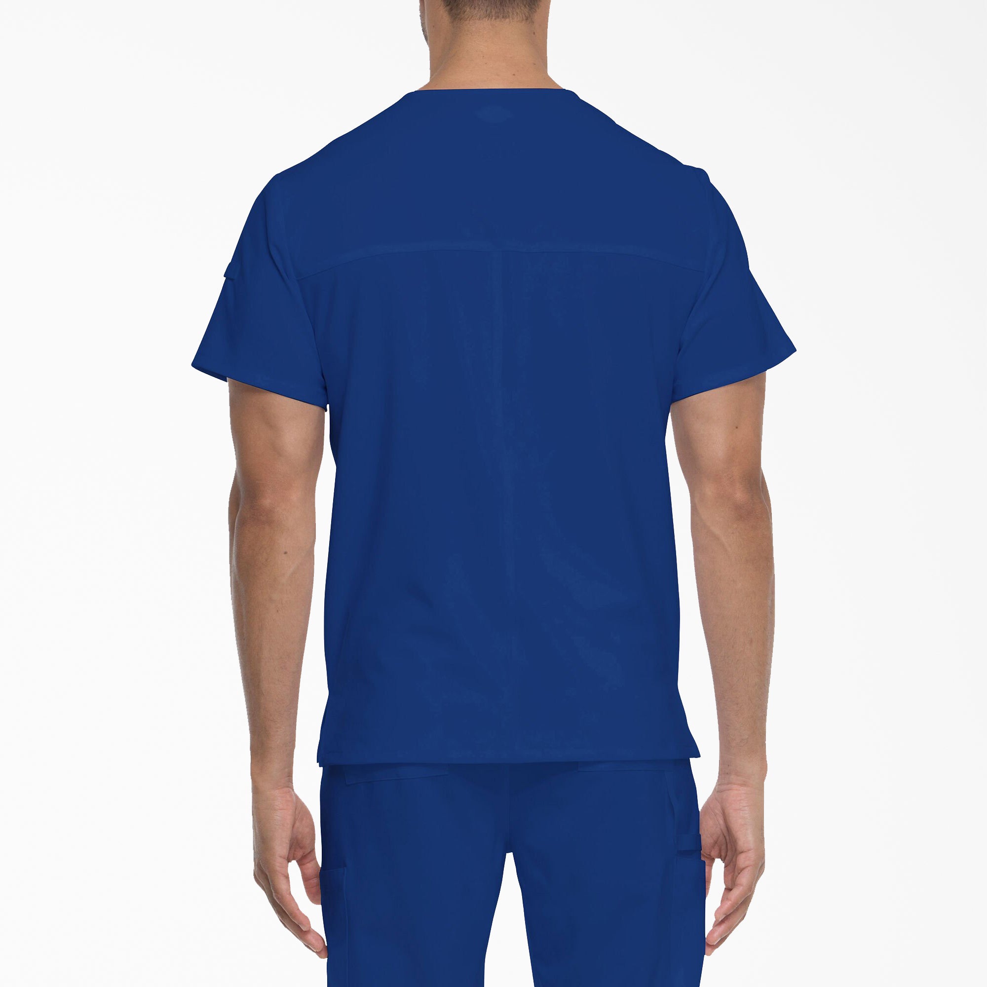 Men's EDS Essentials Tuckable V-Neck Scrub Top - 图片 2