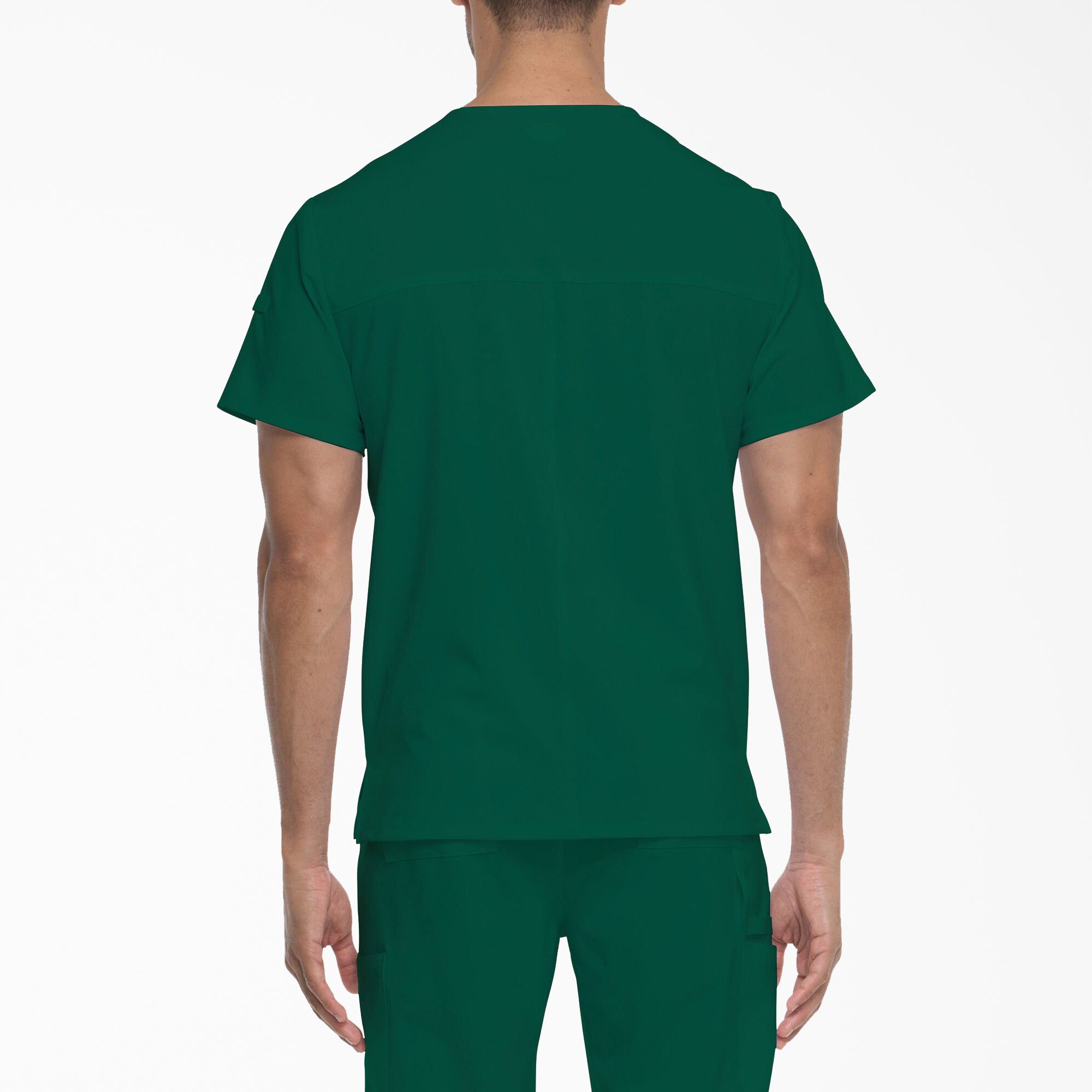 Men's EDS Essentials Tuckable V-Neck Scrub Top - 图片 2