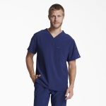 Men's EDS Essentials Tuckable V-Neck Scrub Top