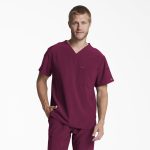 Men's EDS Essentials Tuckable V-Neck Scrub Top
