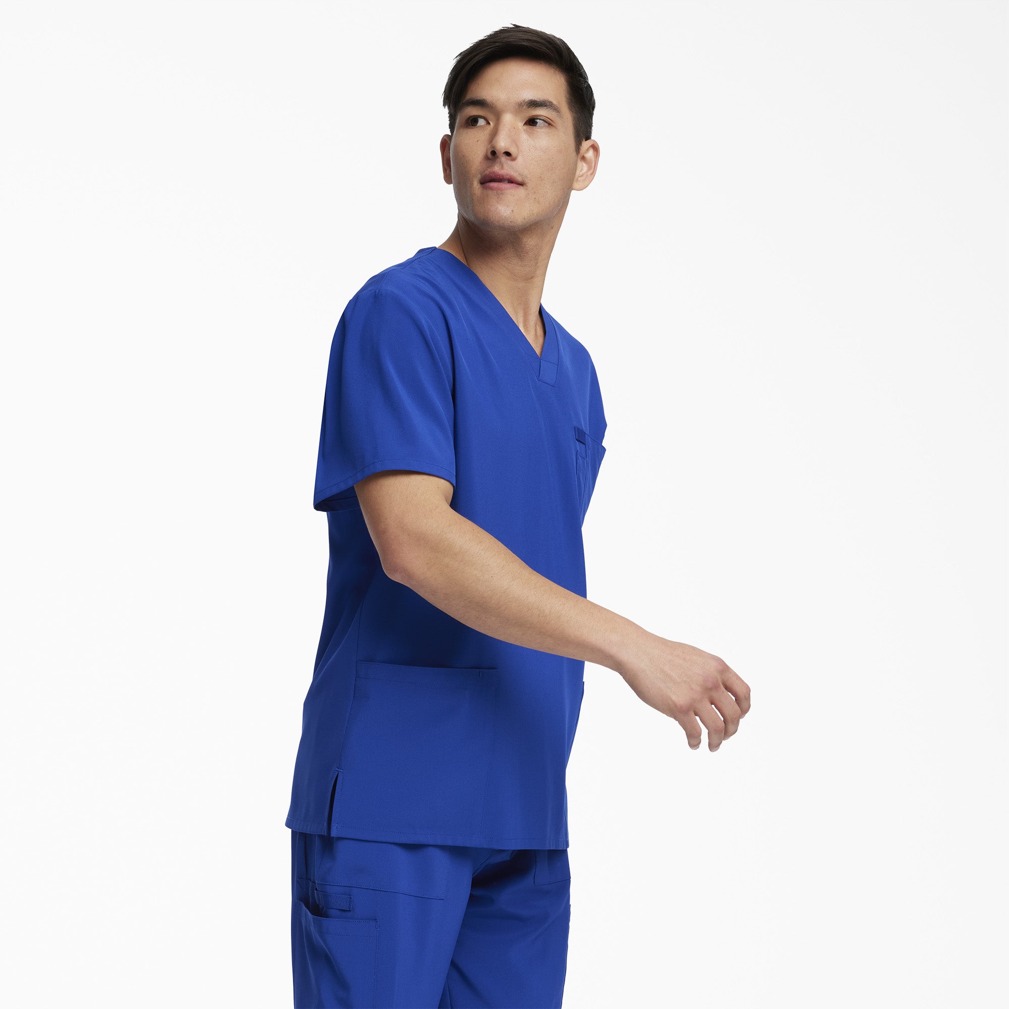 Men's EDS Essentials V-Neck Scrub Top - 图片 3