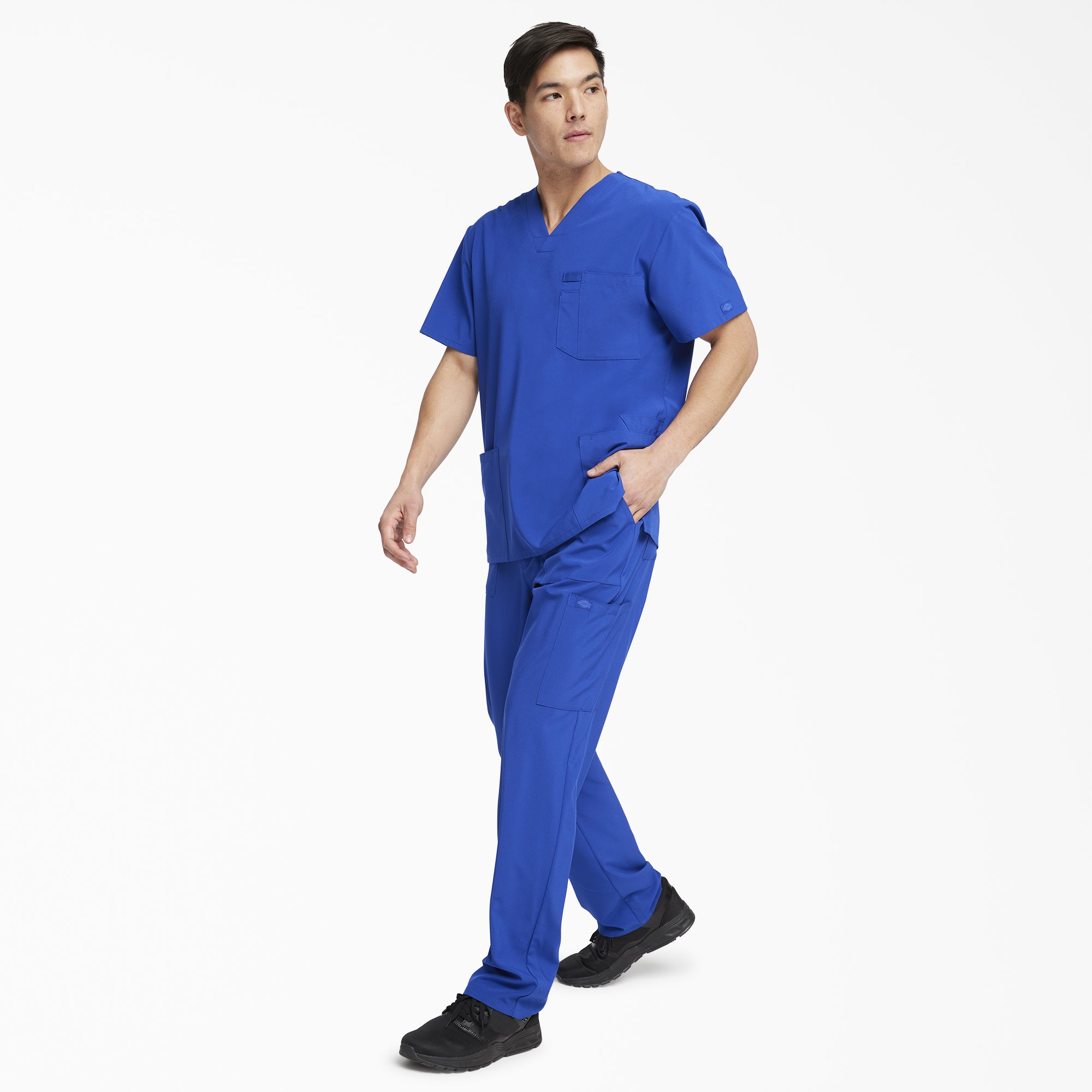 Men's EDS Essentials V-Neck Scrub Top - 图片 4