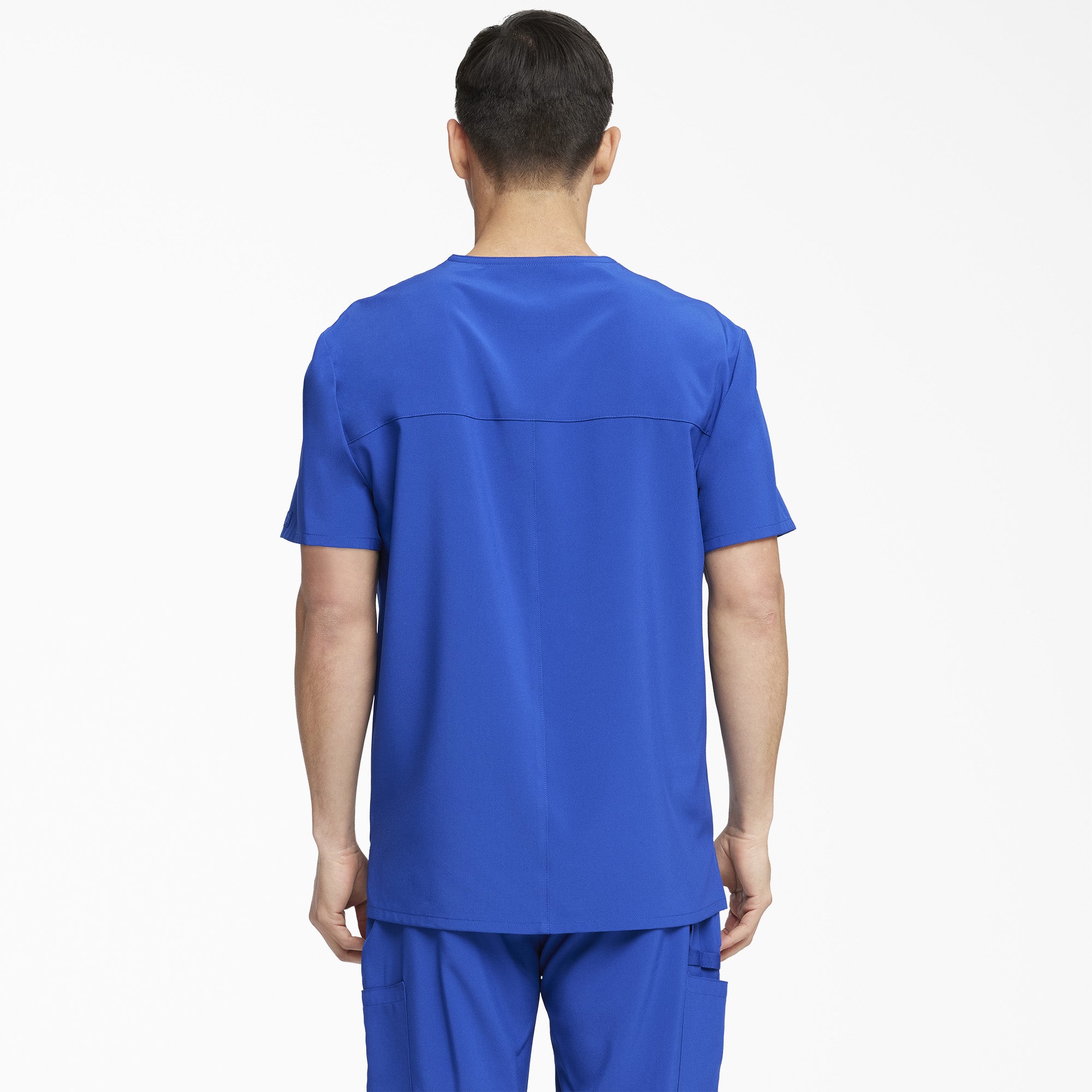 Men's EDS Essentials V-Neck Scrub Top - 图片 2