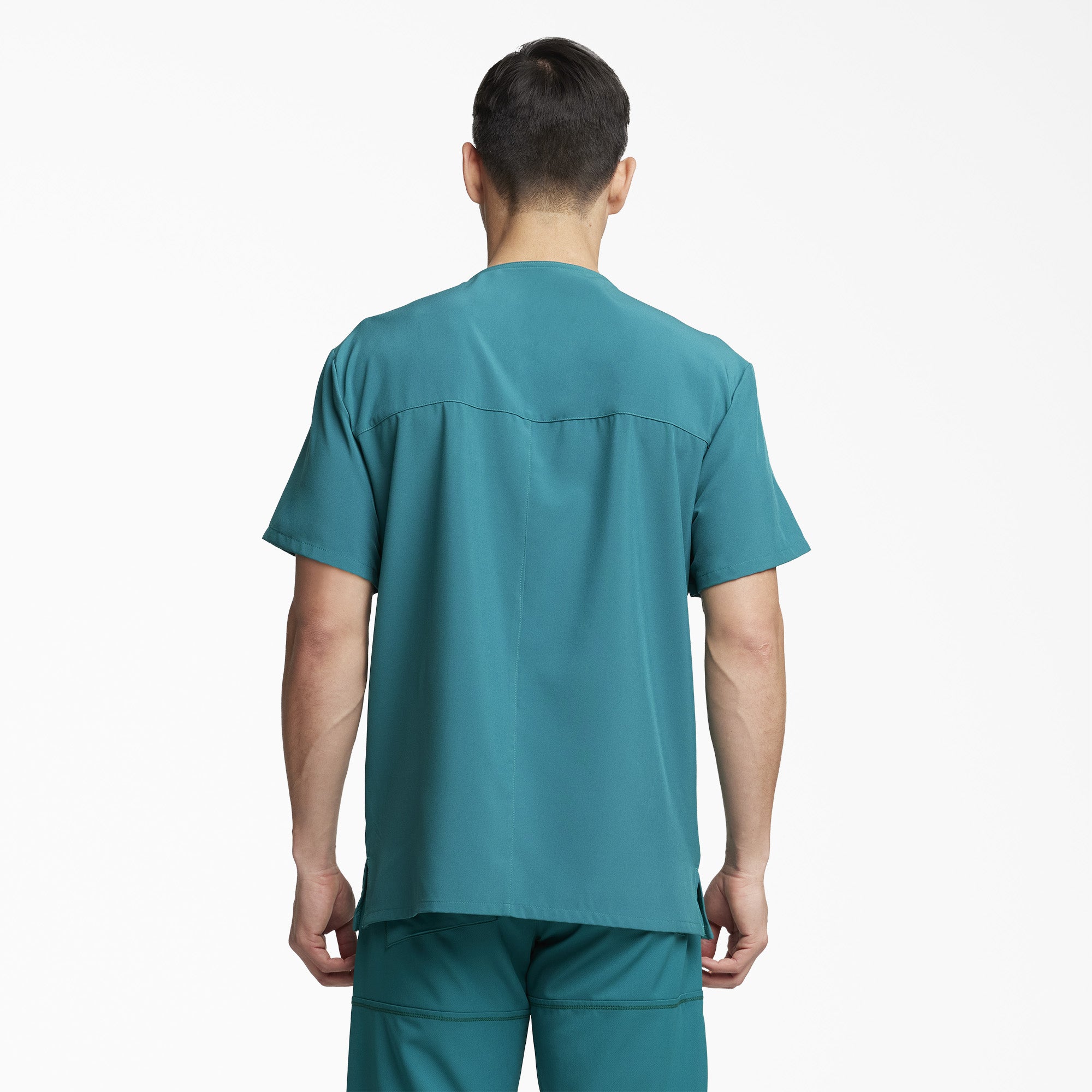 Men's EDS Essentials V-Neck Scrub Top - 图片 2