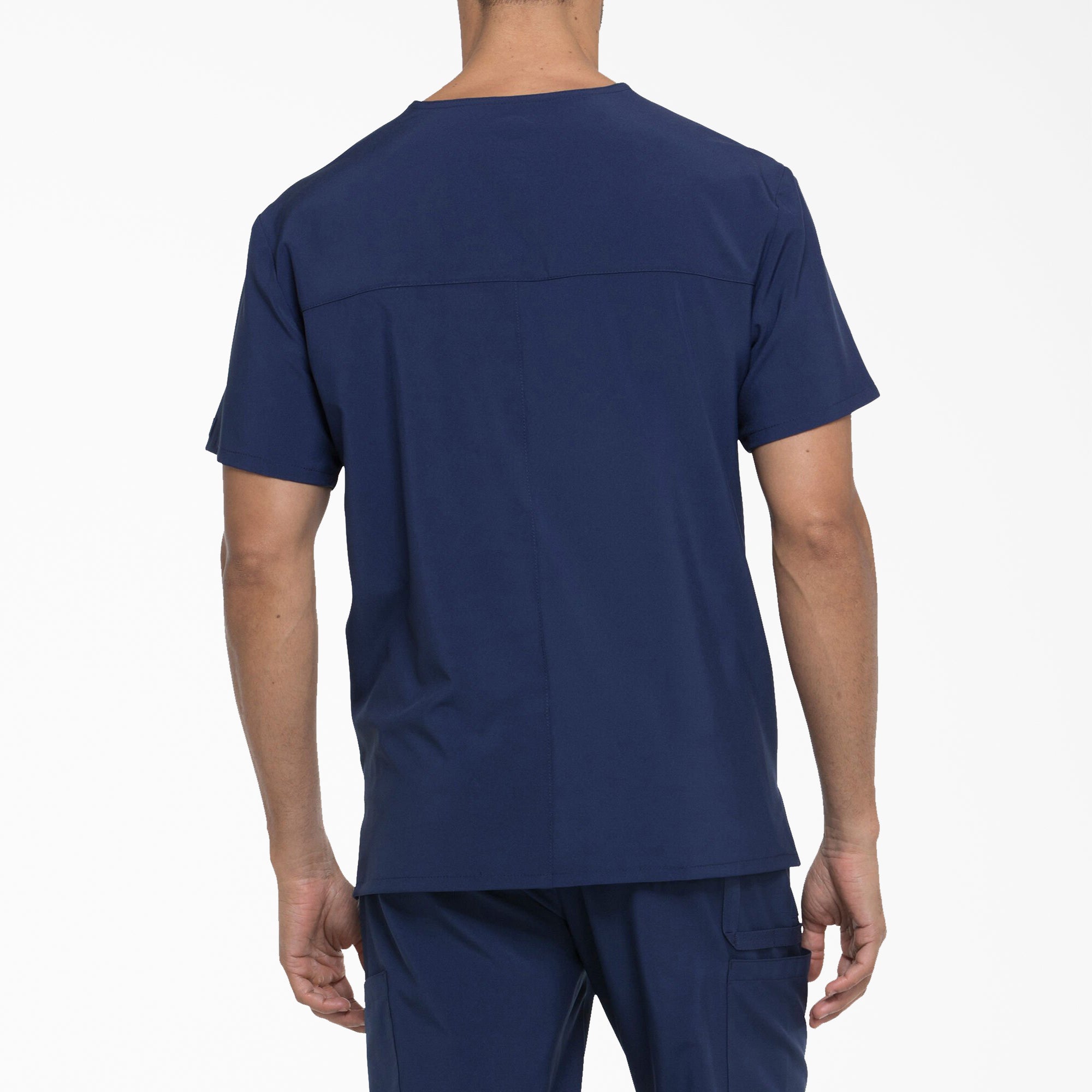 Men's EDS Essentials V-Neck Scrub Top - 图片 2