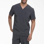 Men's EDS Essentials V-Neck Scrub Top