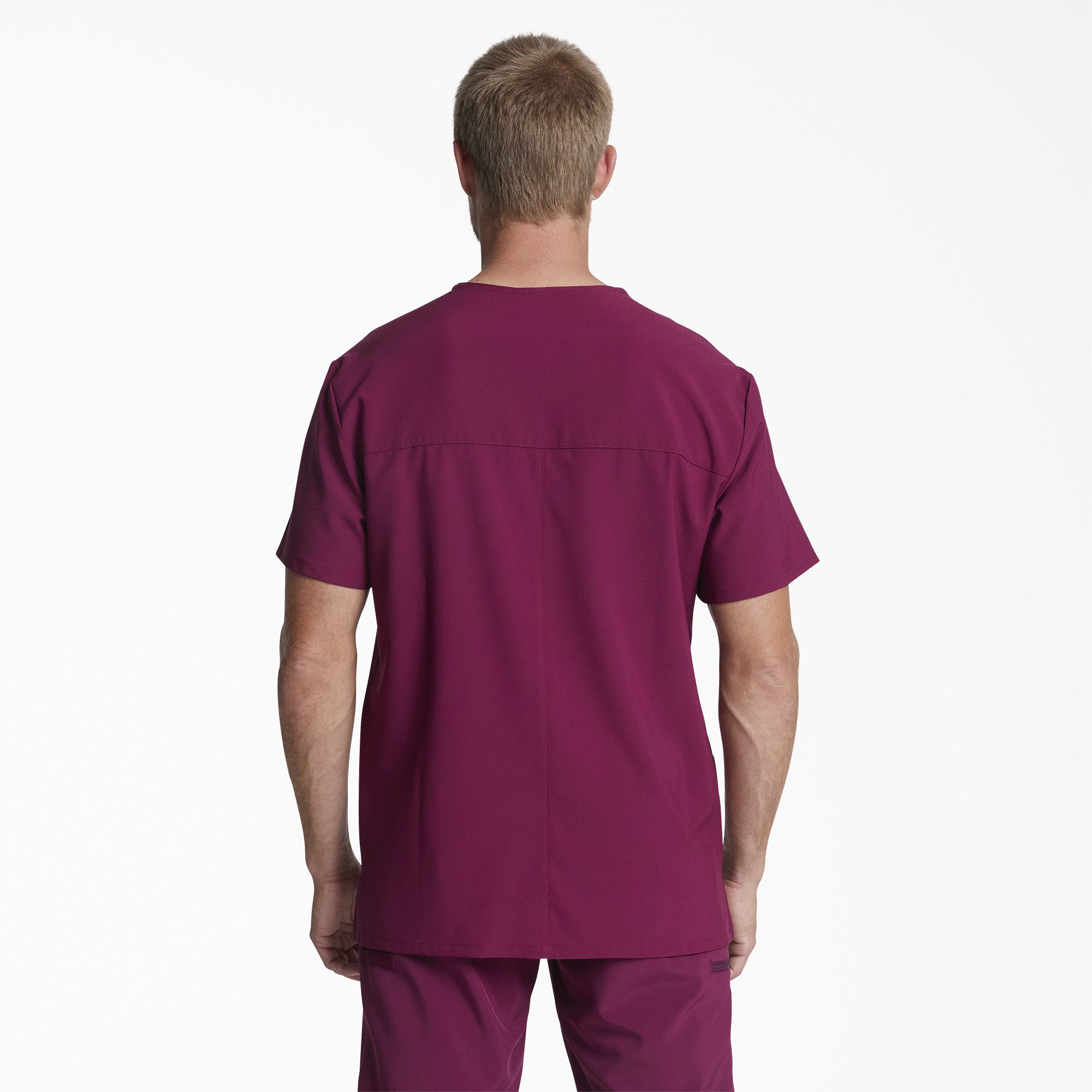 Men's EDS Essentials V-Neck Scrub Top - 图片 2