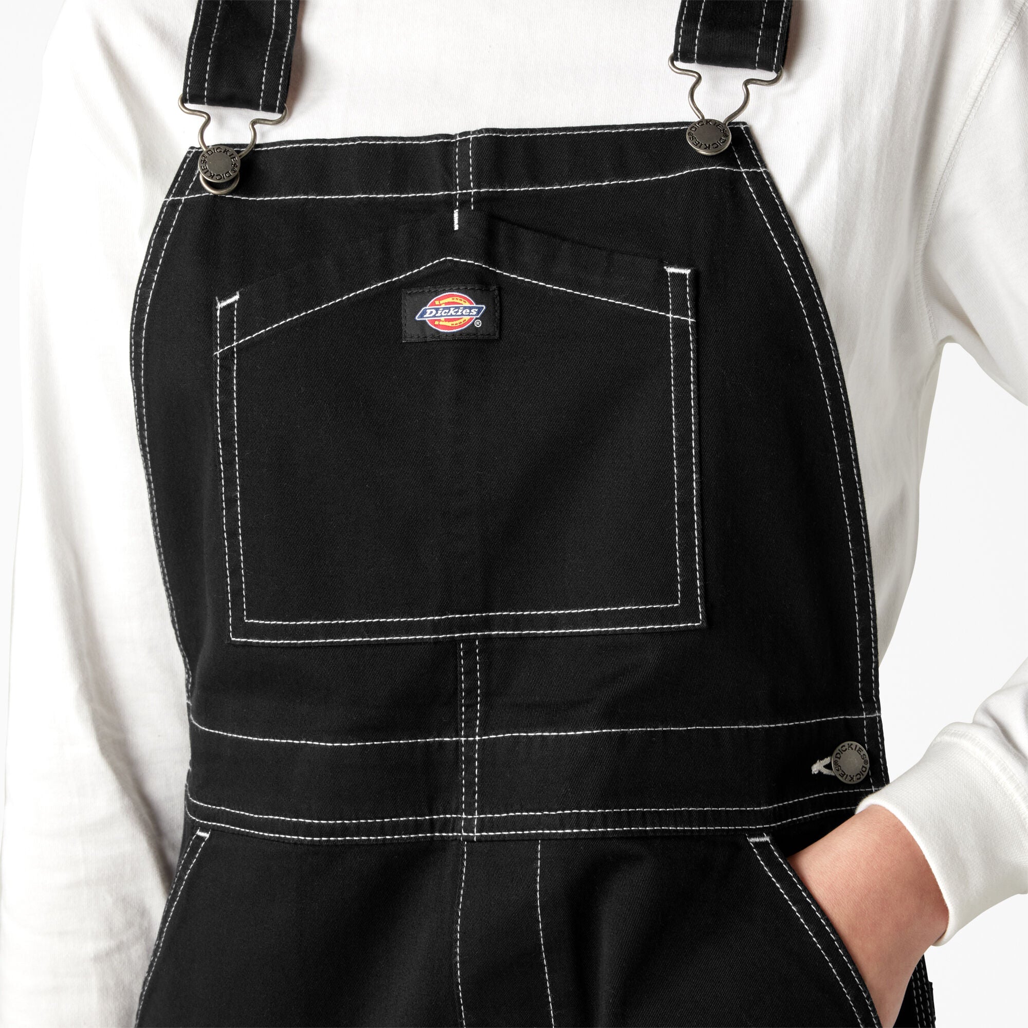 Women's Regular Fit Bib Overalls - 图片 4