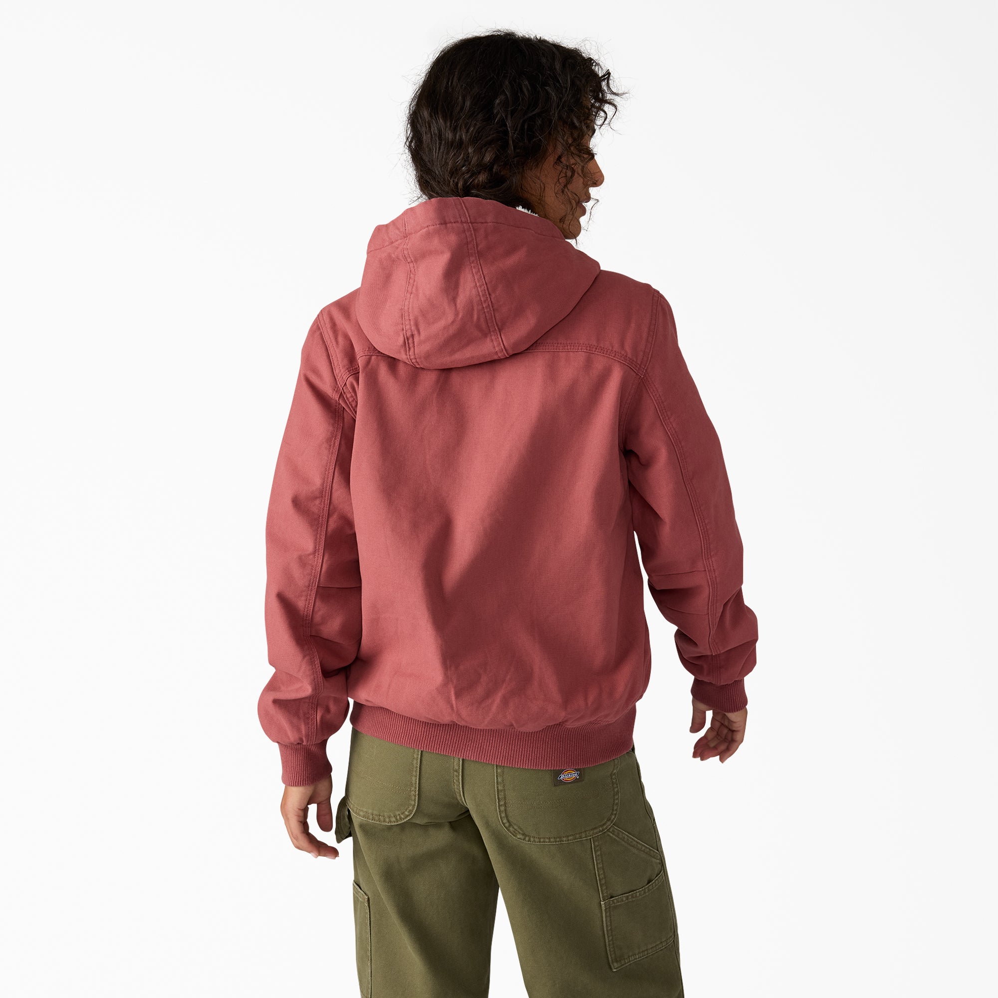 Women's Fleece Lined Duck Canvas Jacket - 图片 2