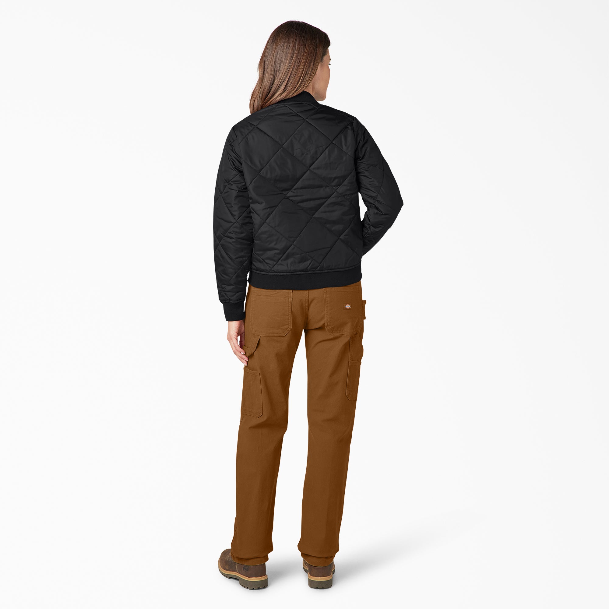 Women's Quilted Bomber Jacket - 图片 5