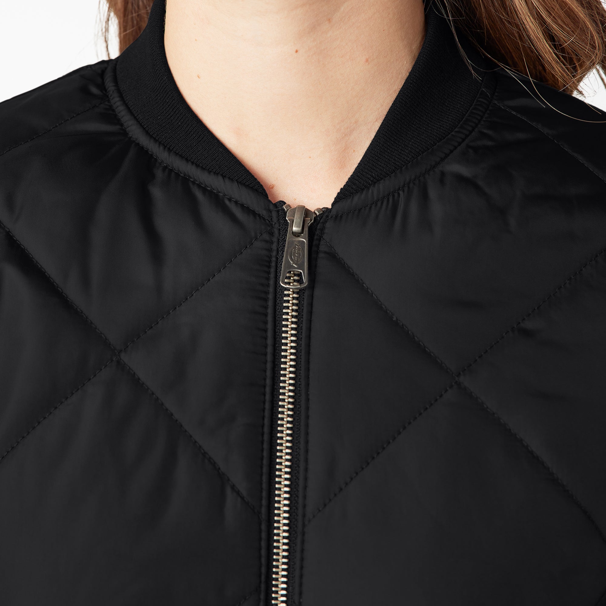 Women's Quilted Bomber Jacket - 图片 6