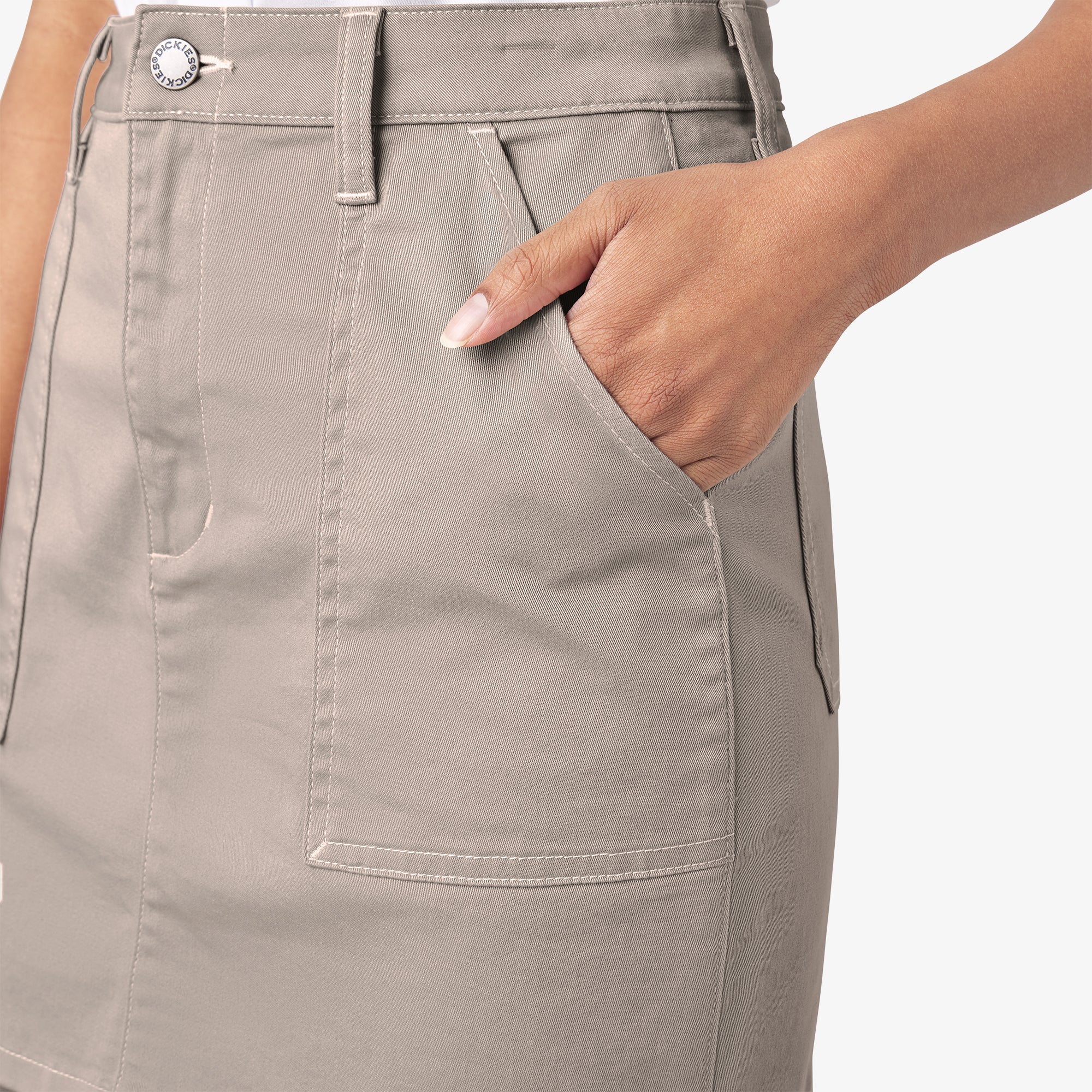 Women's High Waisted Carpenter Skirt - 图片 7