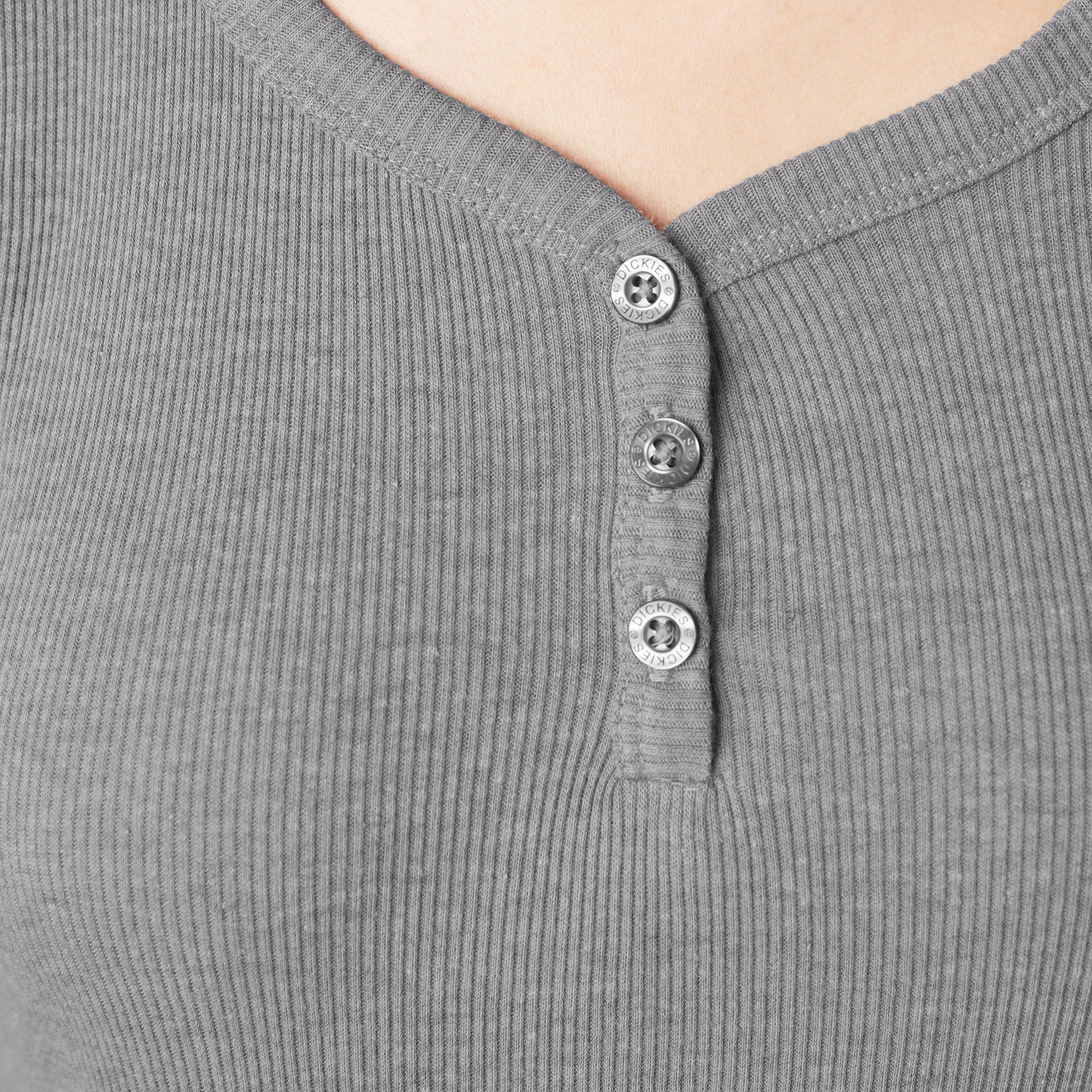 Women's Henley Long Sleeve Shirt - 图片 6
