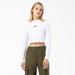 Women's Maple Valley Logo Long Sleeve Cropped T-Shirt
